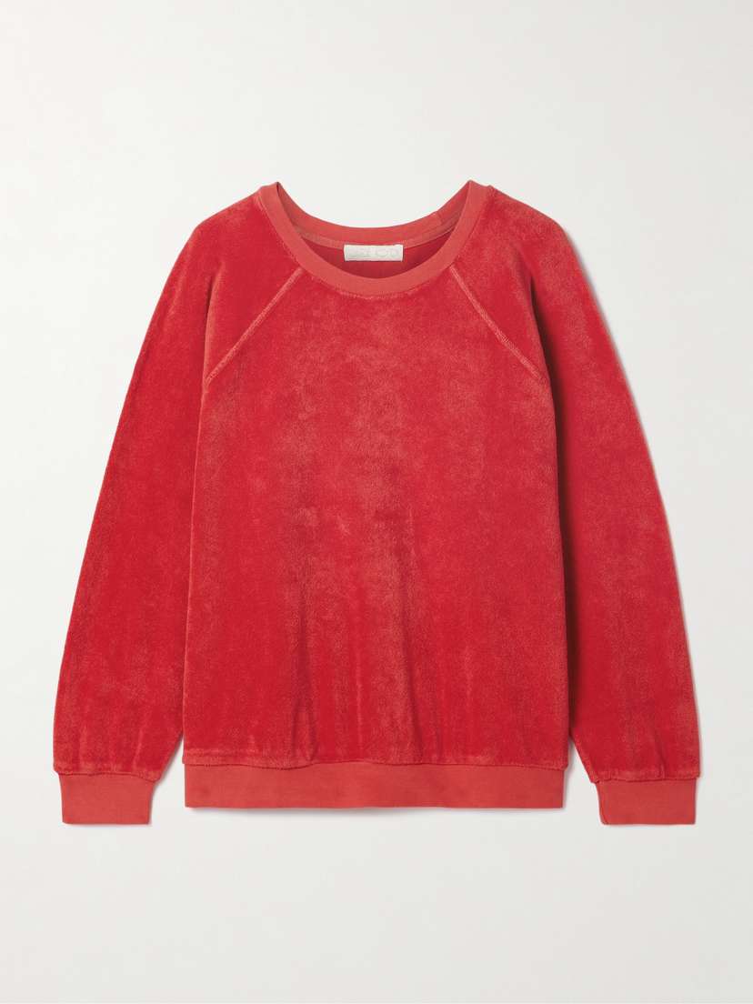 Suzie Kondi Samos Cotton-blend Terry Sweatshirt -  - x large