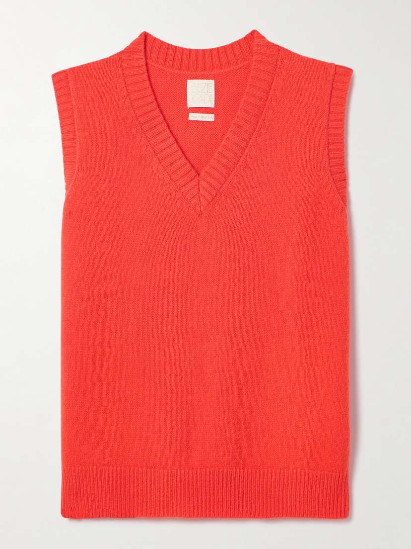 Suzie Kondi Stevie Oversized Cashmere Vest - x large