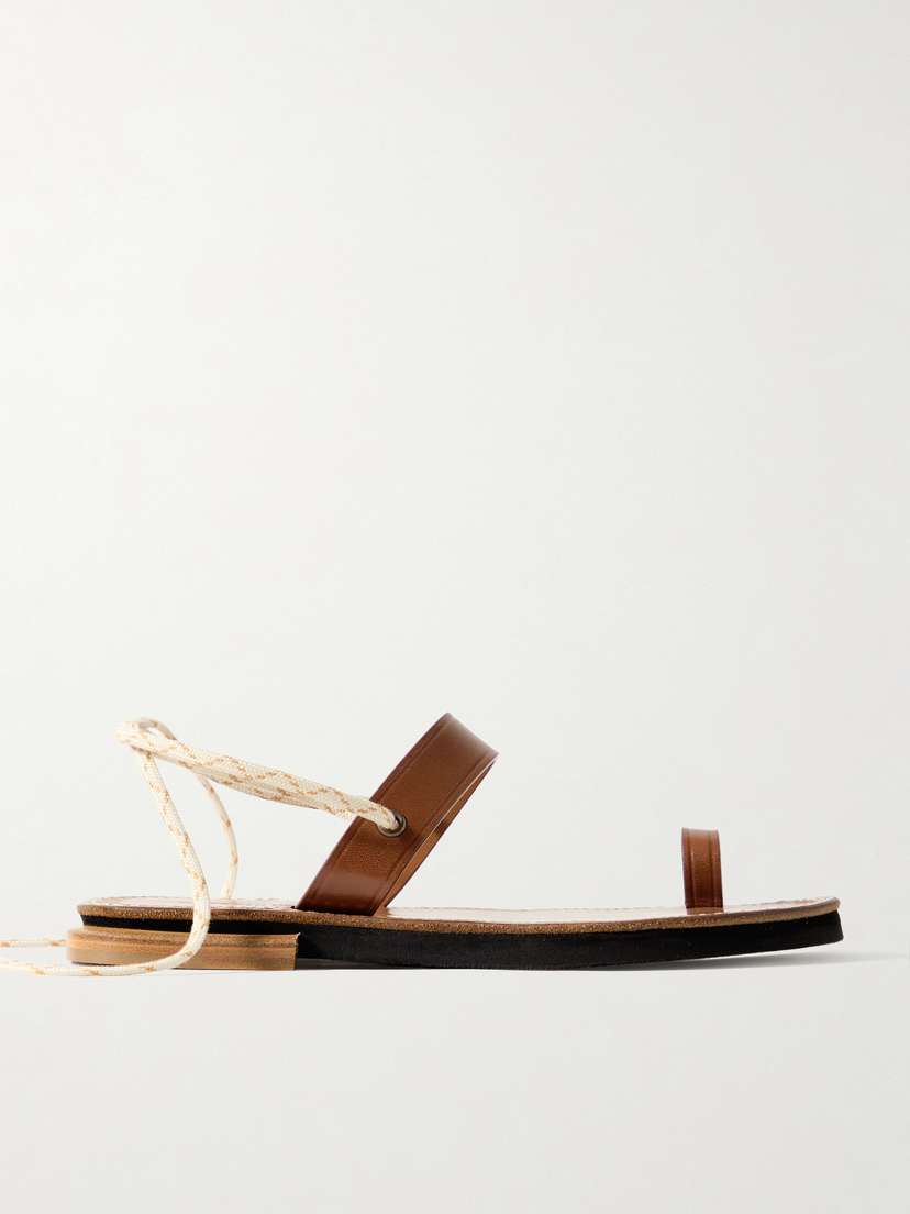Dries Van Noten Leather Sandals