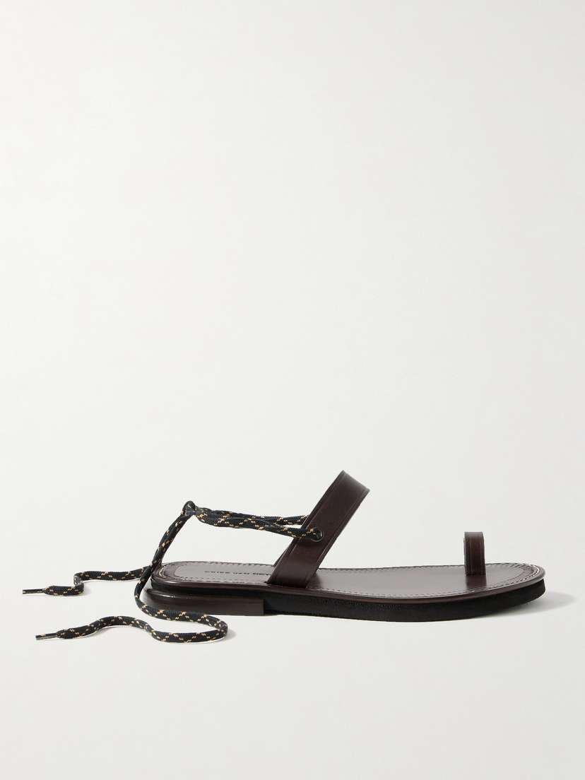 Dries Van Noten Leather Sandals