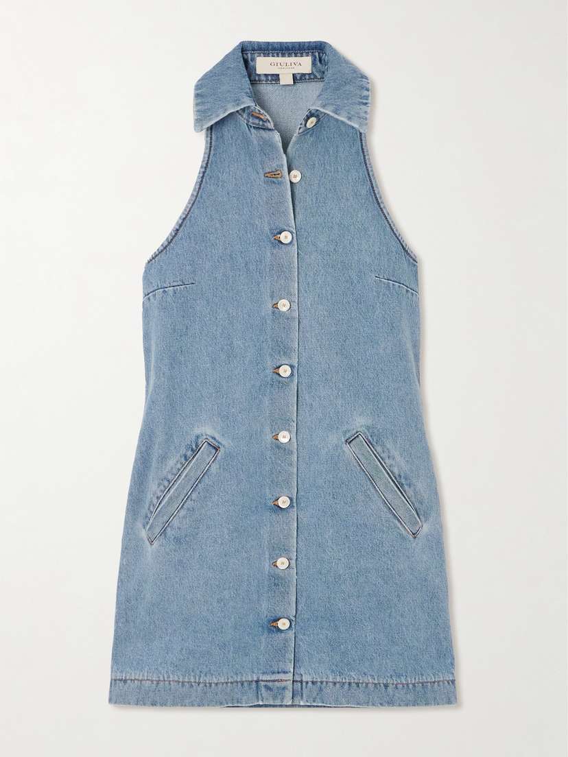 Giuliva Heritage Denim Mini Dress