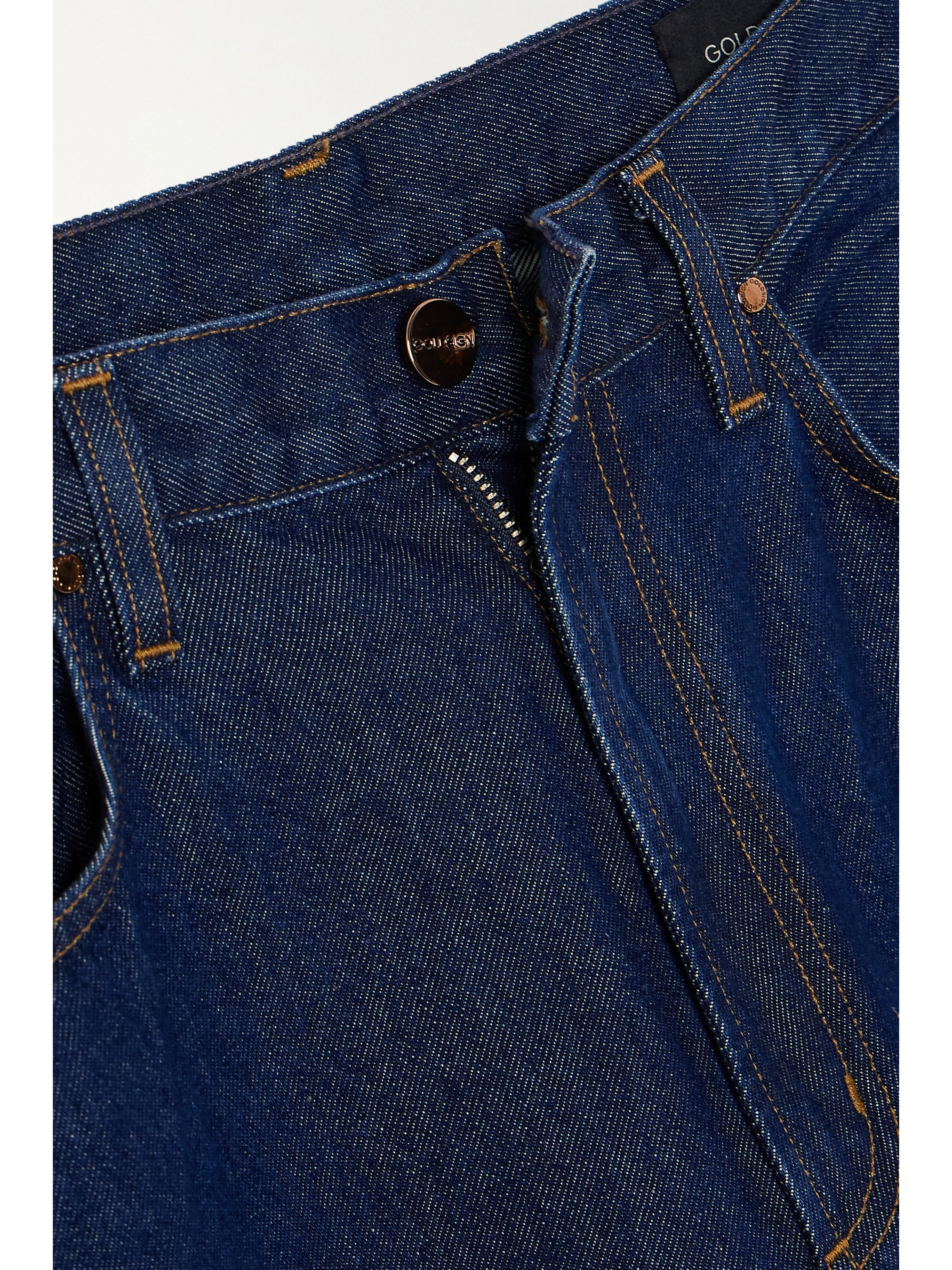 GOLDSIGN + NET SUSTAIN The Haven high-rise straight-leg organic jeans thumbnail