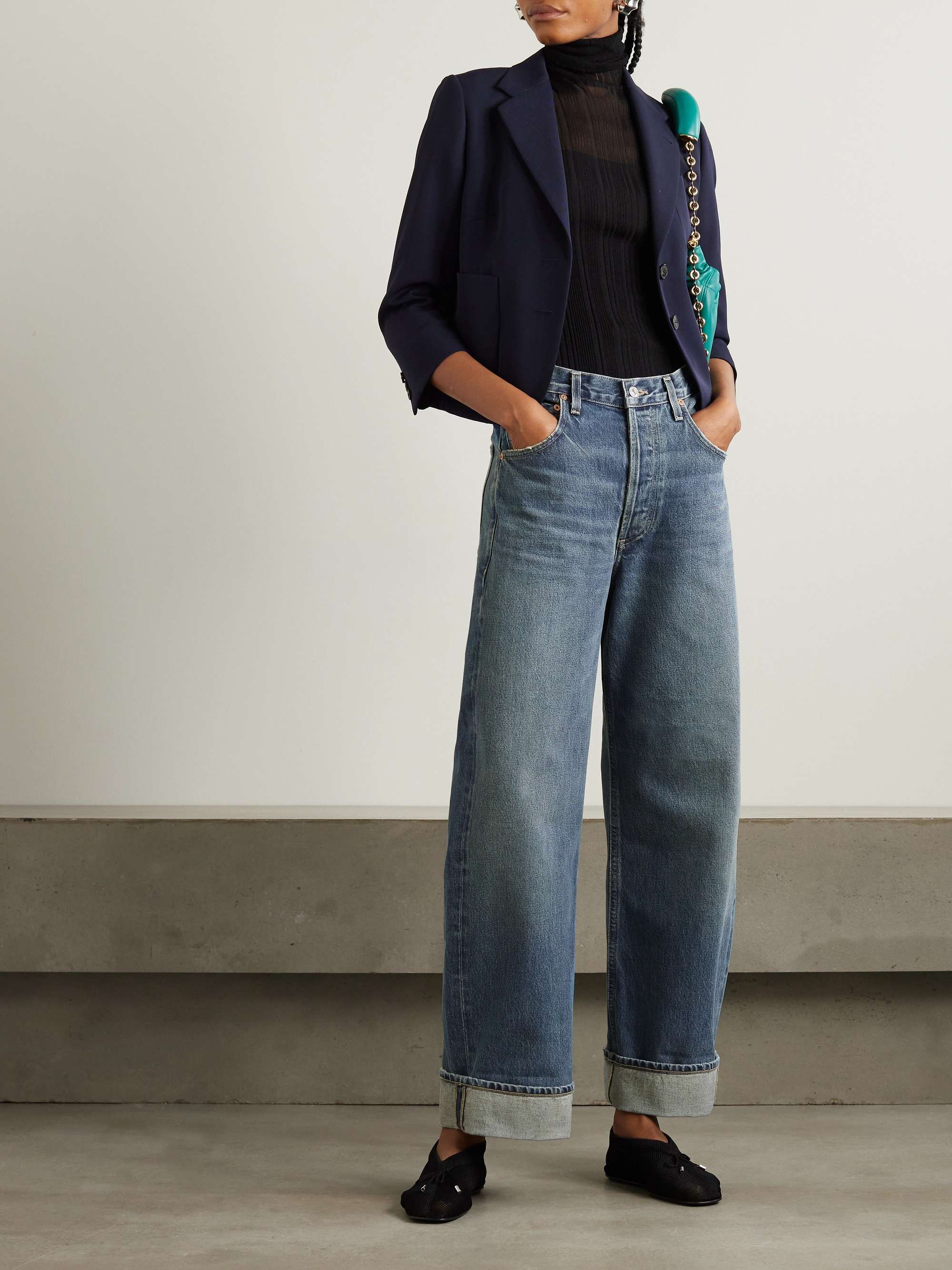 CITIZENS OF HUMANITY Ayla recycled wideleg jeans NETAPORTER