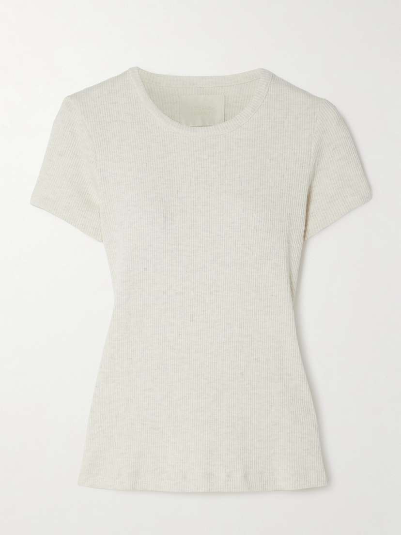 Citizens of Humanity Bree Baby Tee Ribbed Jersey T-shirt