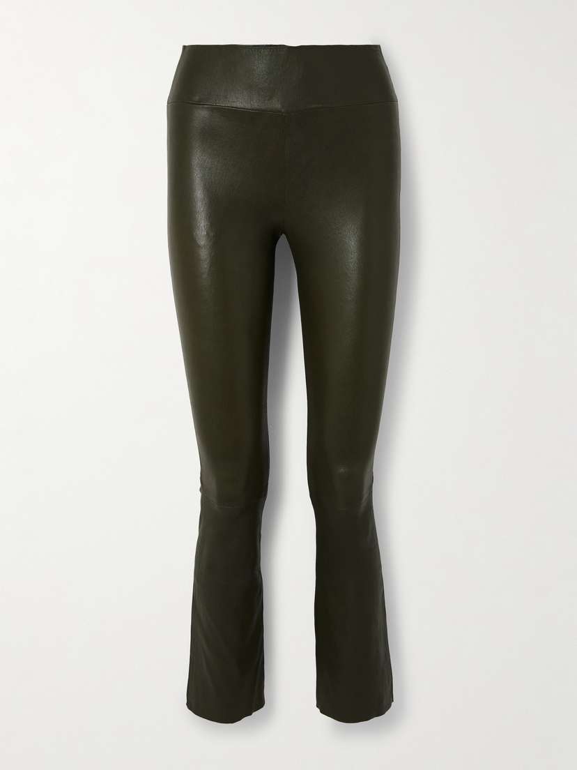 Sprwmn Leather Flared Pants