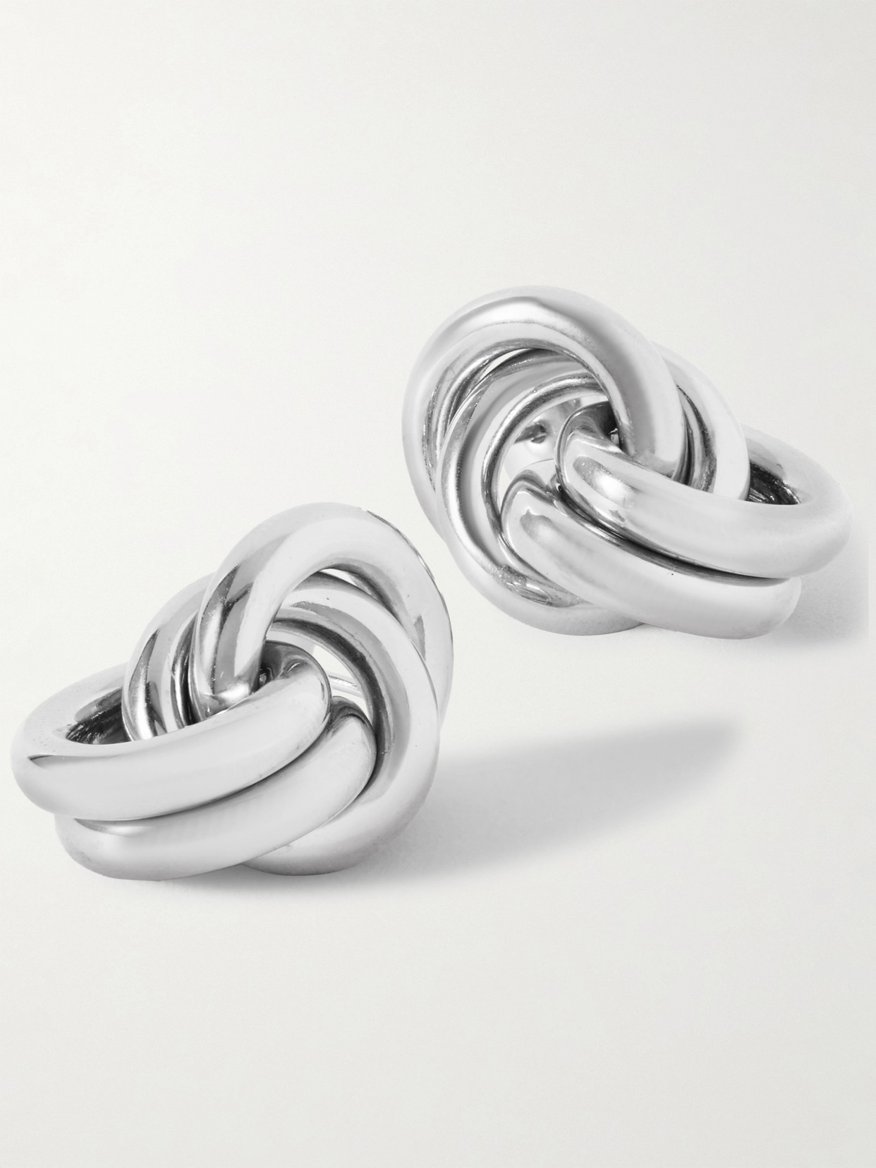 Lie Studio The Vera Silver Earrings In Silver