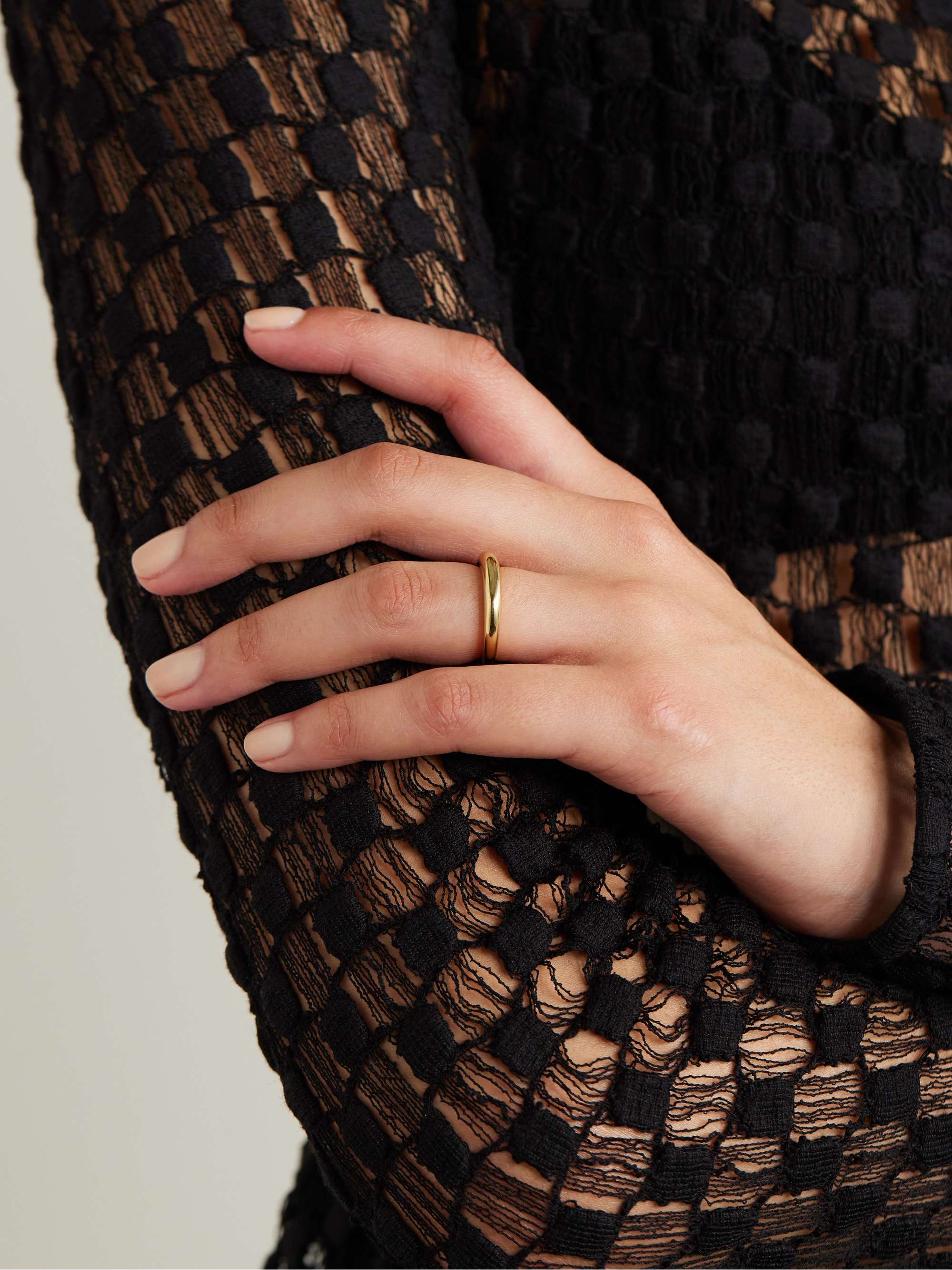 Gold The Nanna gold-plated silver ring | LIÉ STUDIO | NET-A
