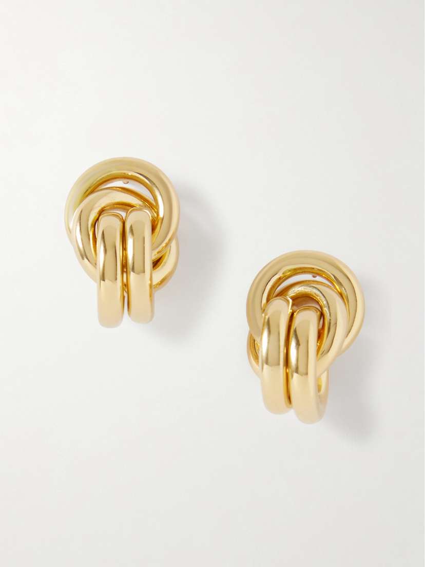 LIÉ STUDIO The Vera Gold Vermeil Earrings