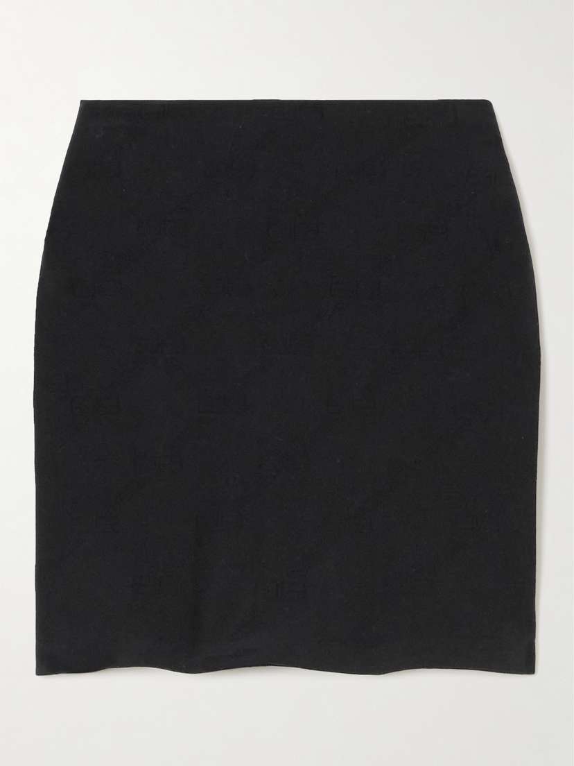 Balenciaga tretch-knit Mini kirt