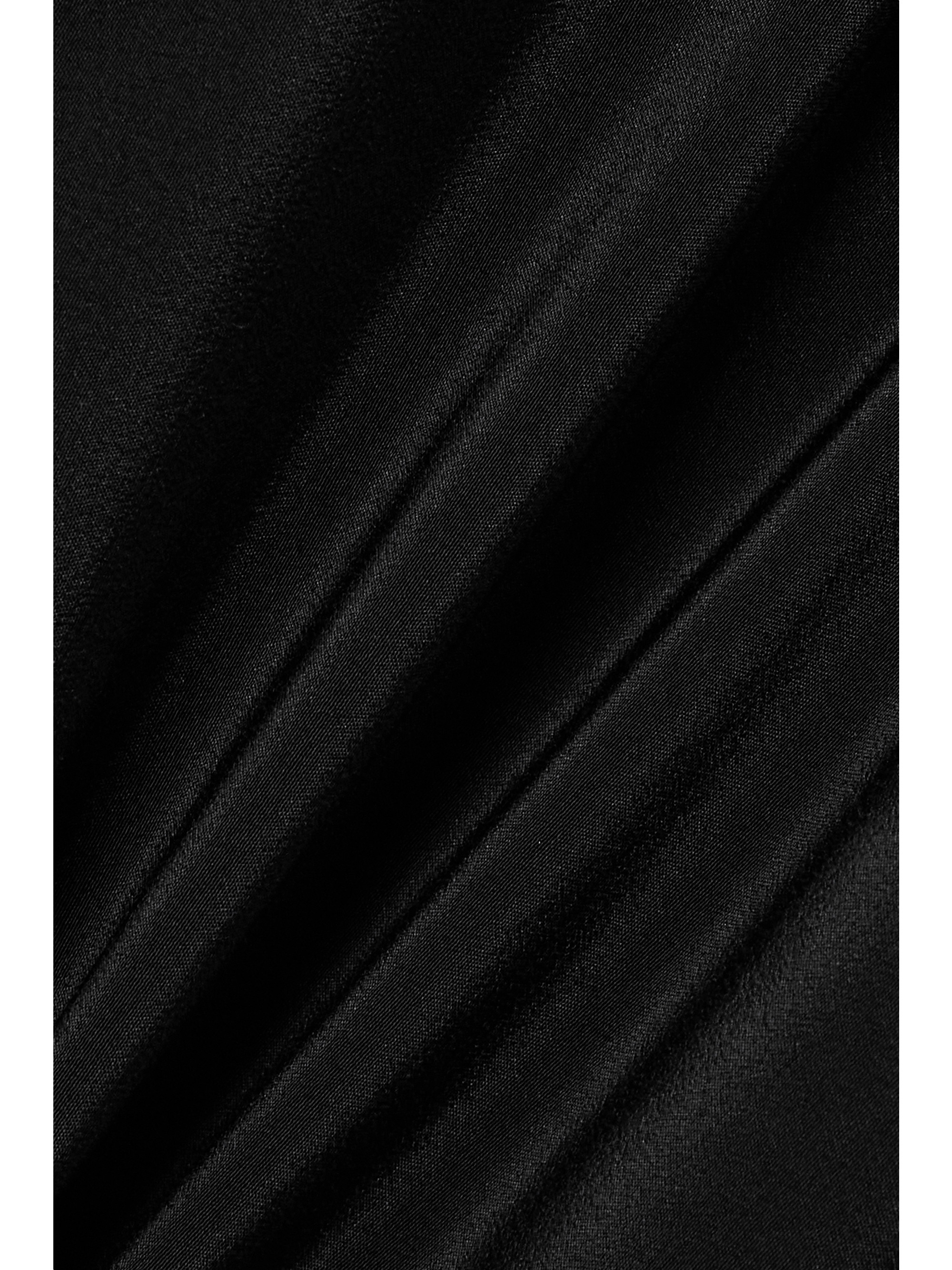 Balenciaga Draped wrap-effect silk crepe de chine mini dress