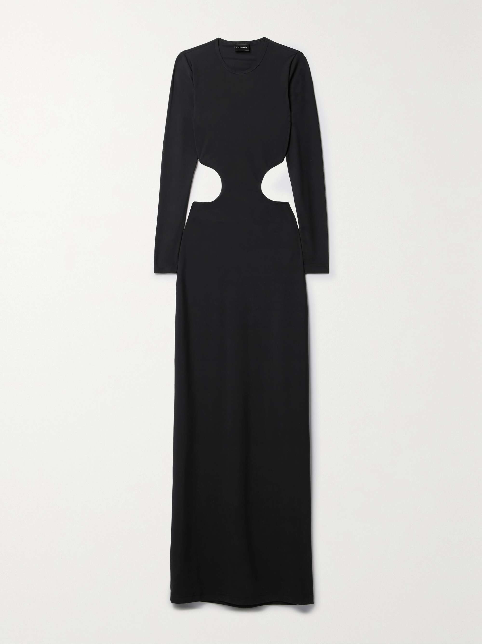 BALENCIAGA Cutout stretch-jersey maxi dress | NET-A-PORTER