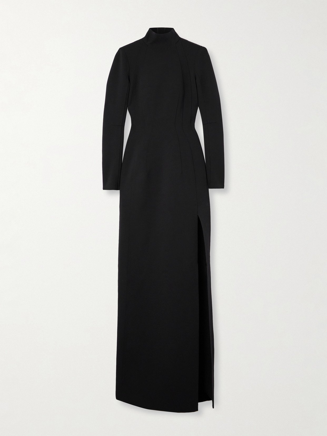 Balenciaga - Stretch-crepe Turtleneck Maxi Dress - Black