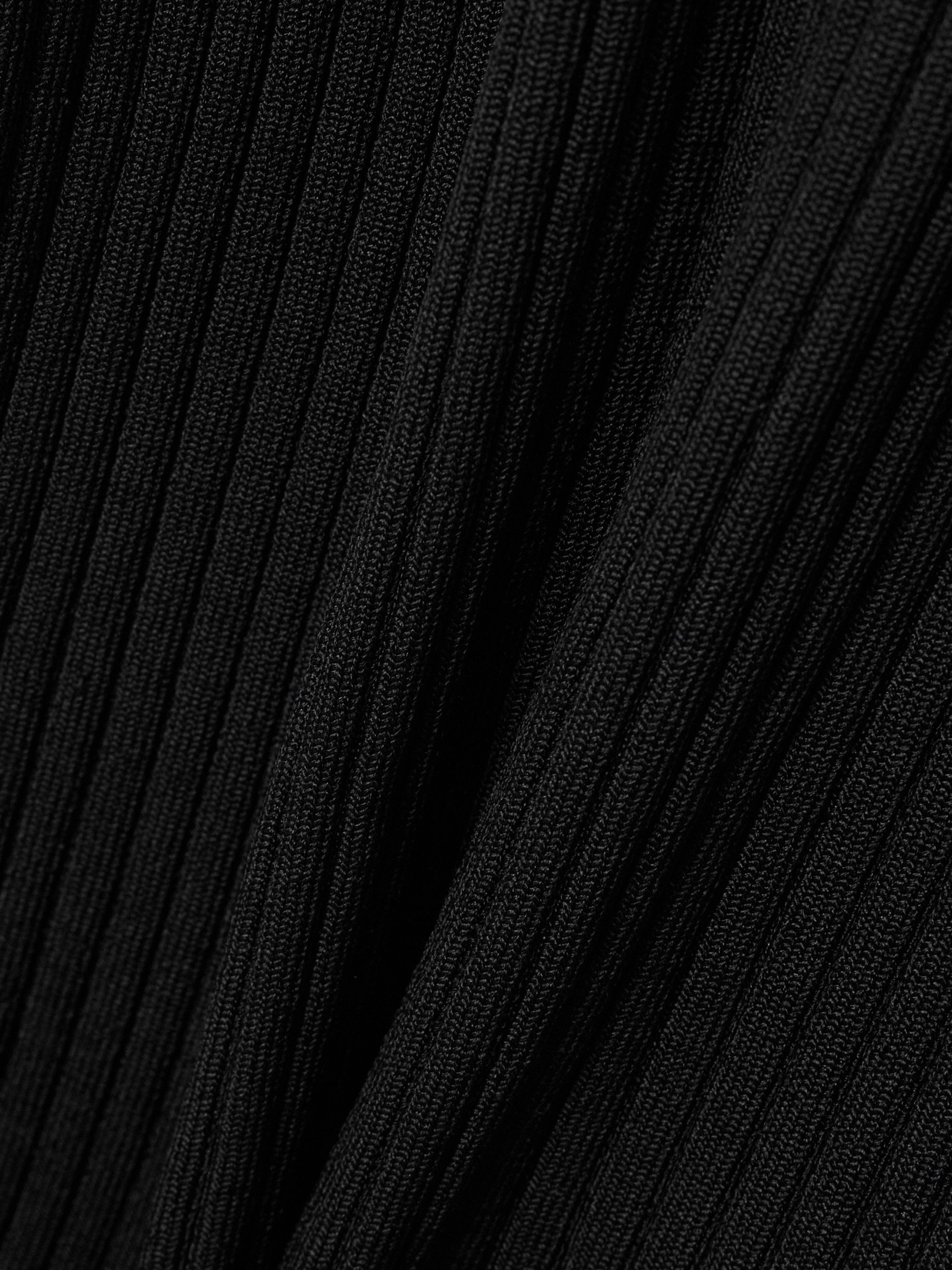 Balenciaga Turtleneck ribbed silk-blend maxi dress thumbnail