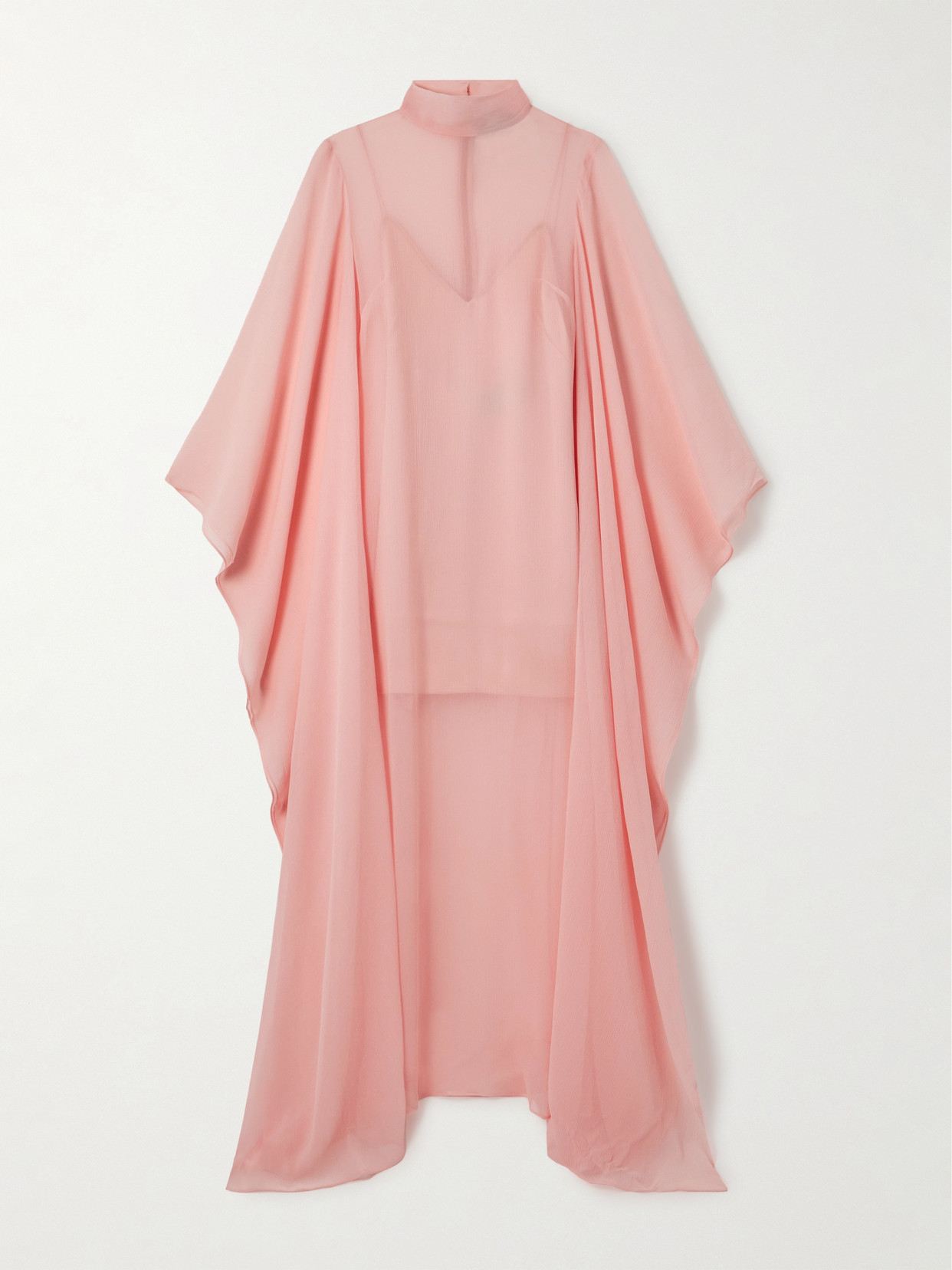 Taller Marmo Lanzarote Silk-crepon Gown In Pink