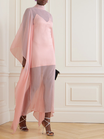 Taller Marmo Lanzarote silk-crepon gown