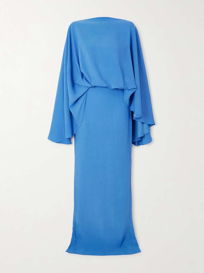 Taller Marmo Eolia Layered Crepe Gown