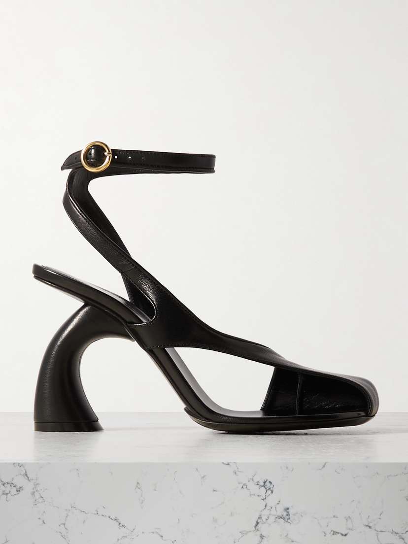 Dries Van Noten Cutout Leather Sandals
