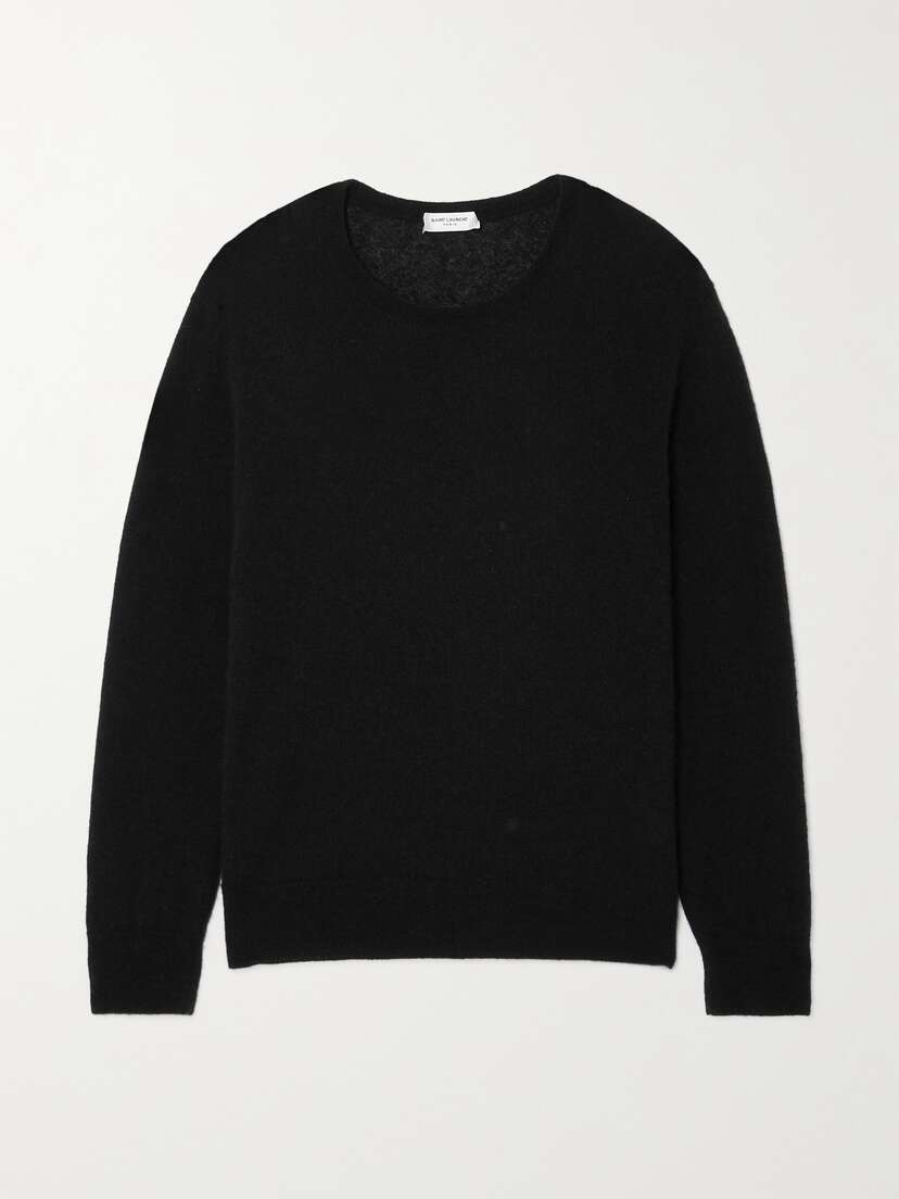 Saint Laurent Cashmere And Silk-blend Sweater