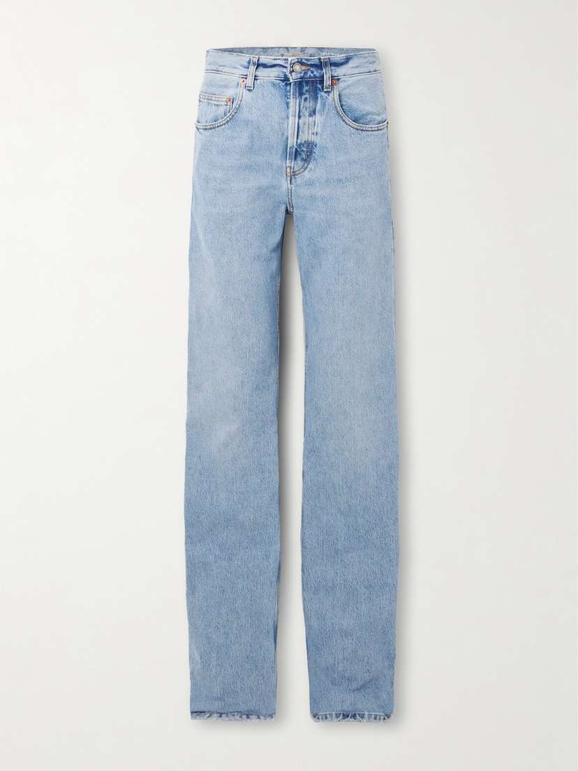 Saint Laurent High-rise Straight-leg Jeans