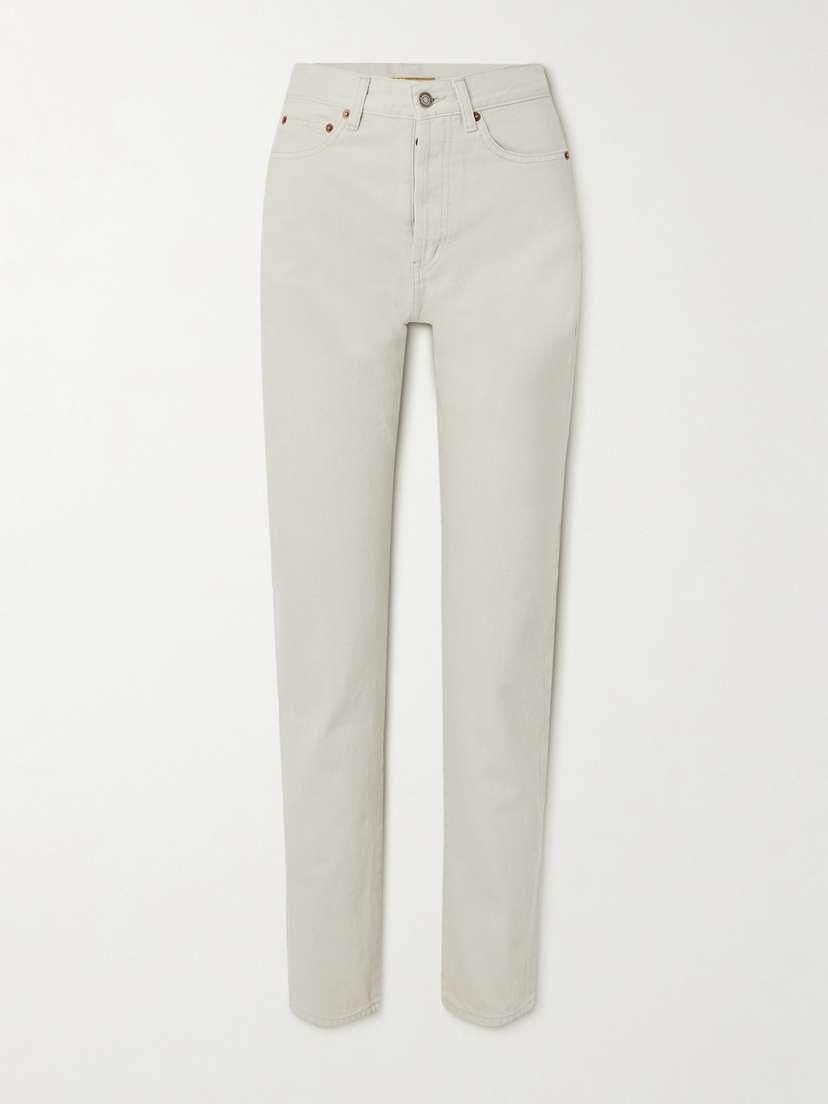 Saint Laurent High-rise Slim-leg Jeans
