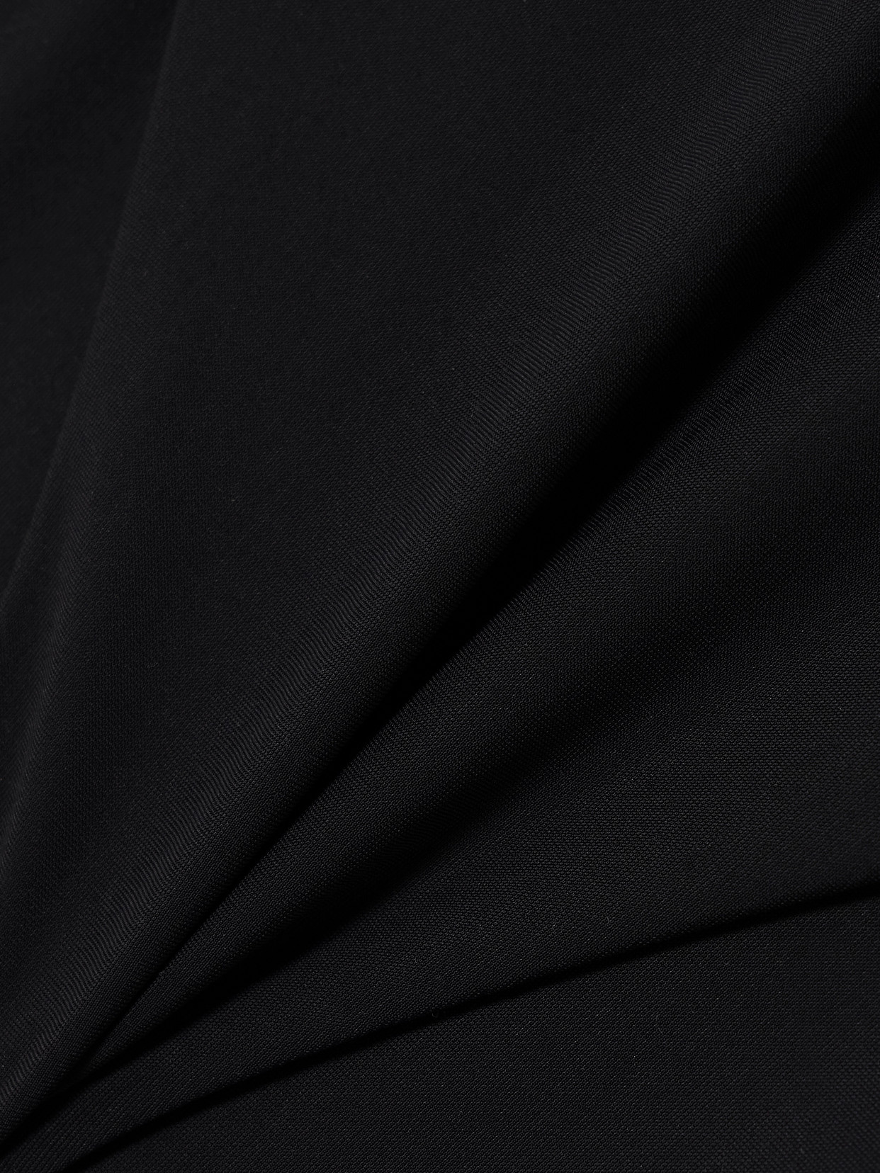 Saint Laurent Nylon Blend One Piece Swimsuit In Black