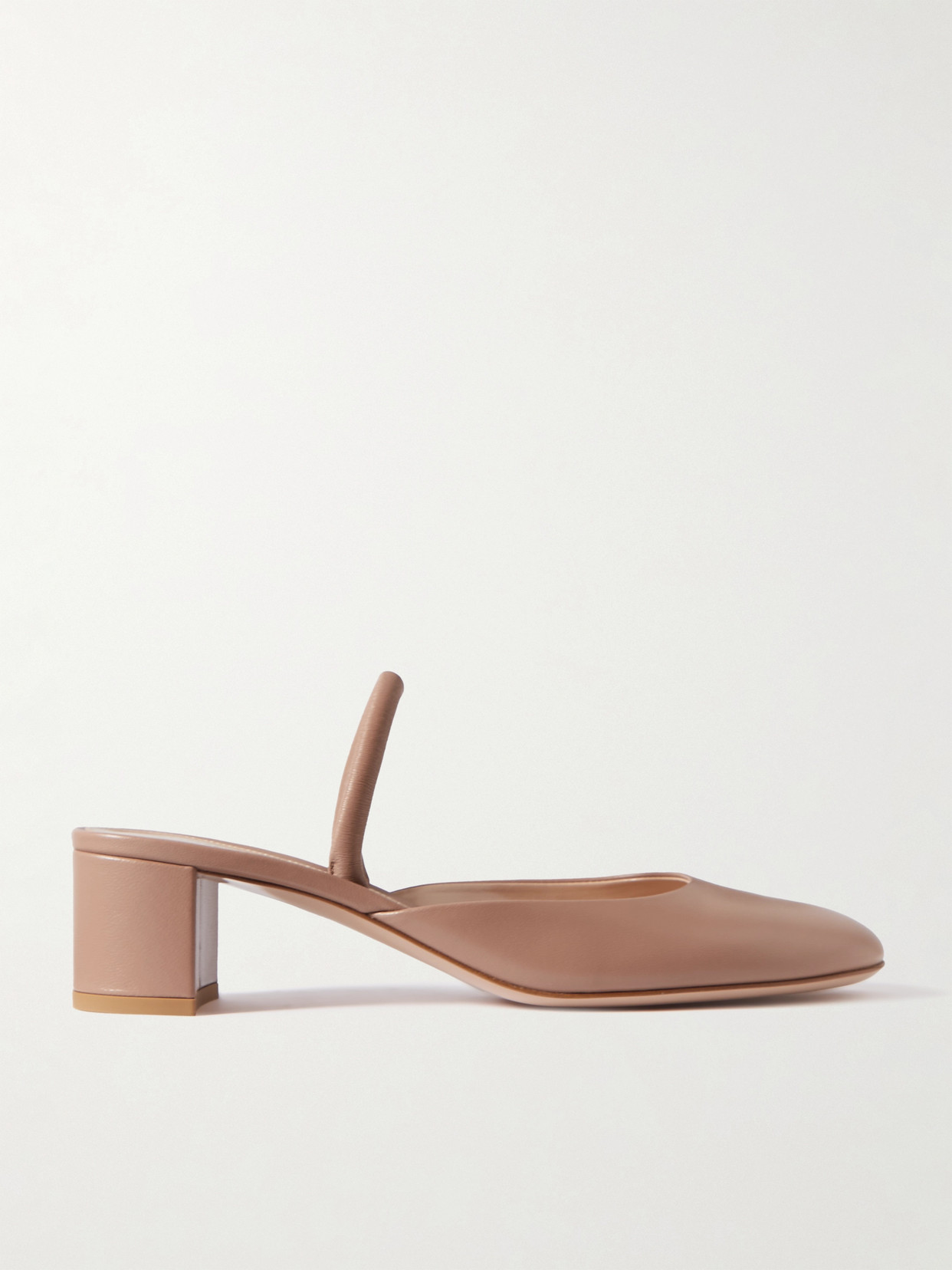 Gianvito Rossi - 45 Leather Pumps - Neutrals