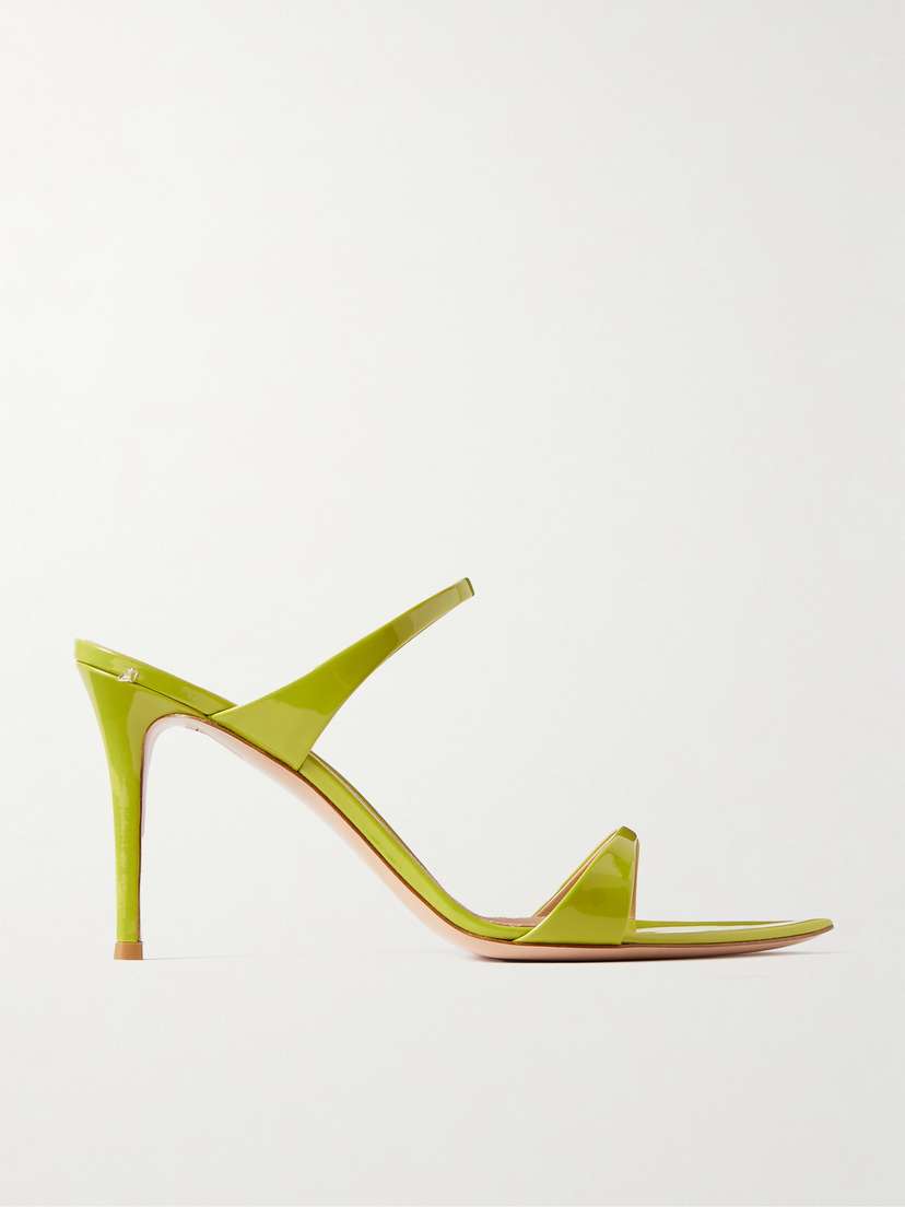 Gianvito Rossi 85 Patent-leather Sandals