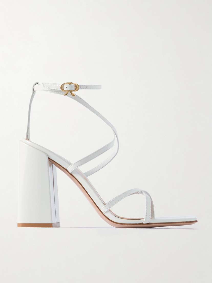 Gianvito Rossi Nuit 95 Patent-leather Sandals