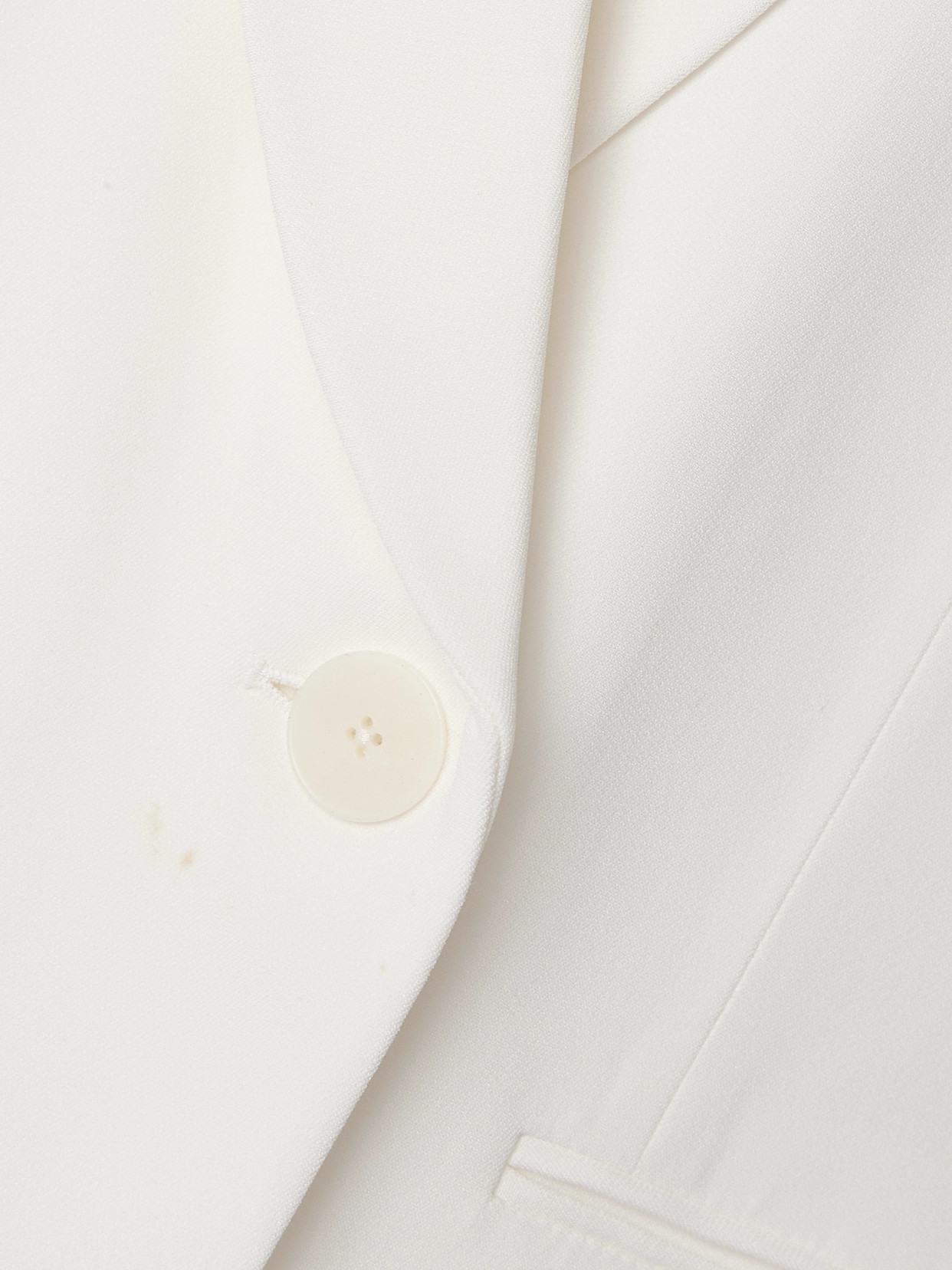 The Row Alda Double-breasted Blazer Jacket In White