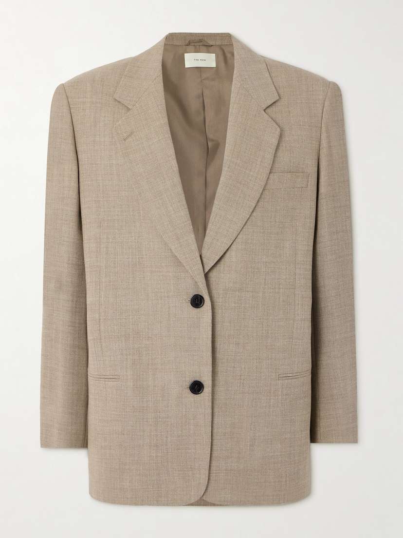 The Row Marina Oversized Wool Blazer