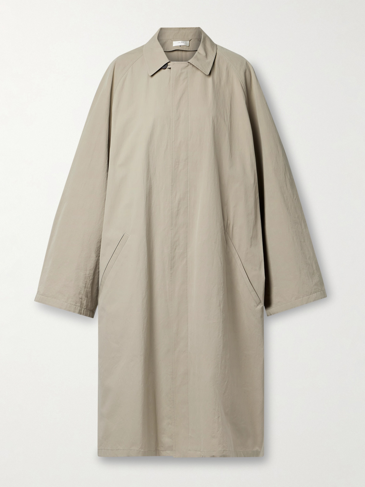 The Row Flemming Washed-cotton Trench Coat In Brown