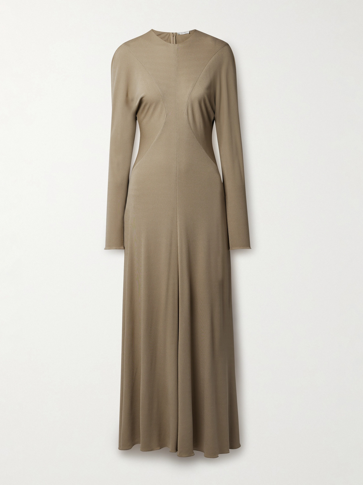 The Row Venusia Jersey Maxi Dress In Neutrals