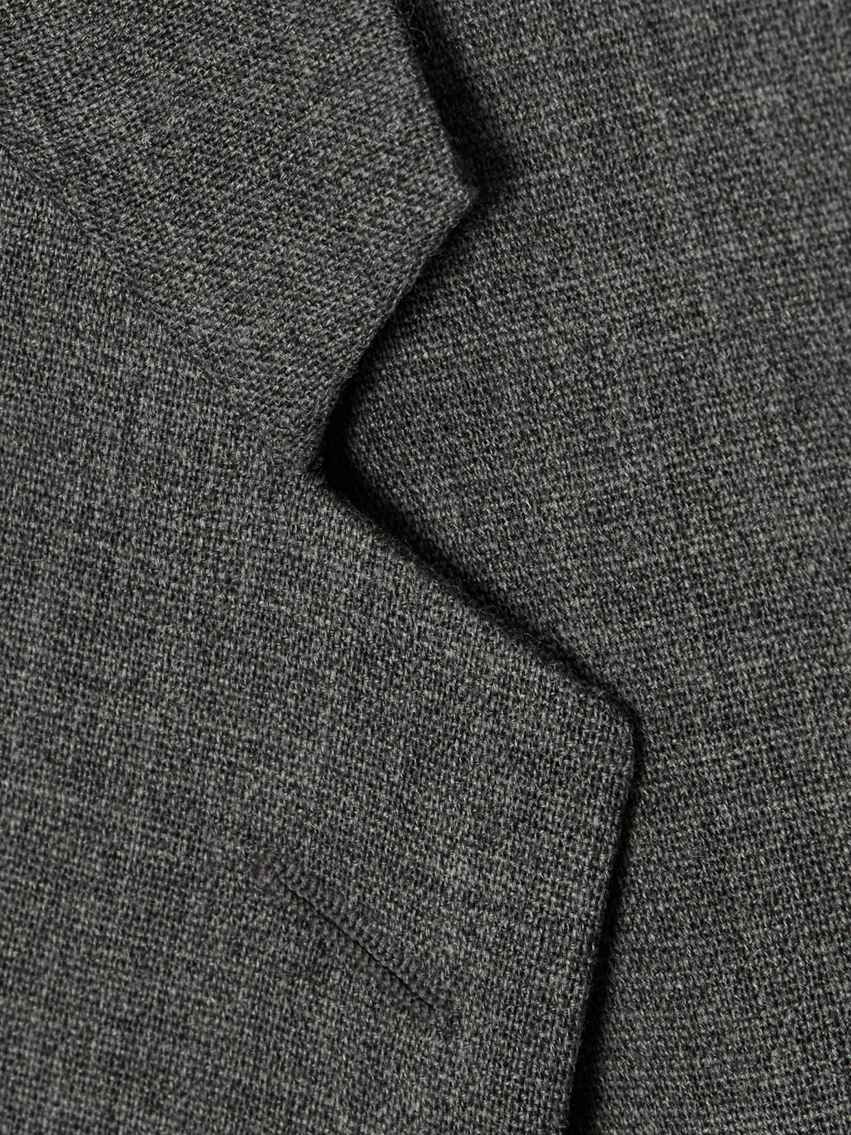 The Row Phil Oversized Wool Blazer In Gray