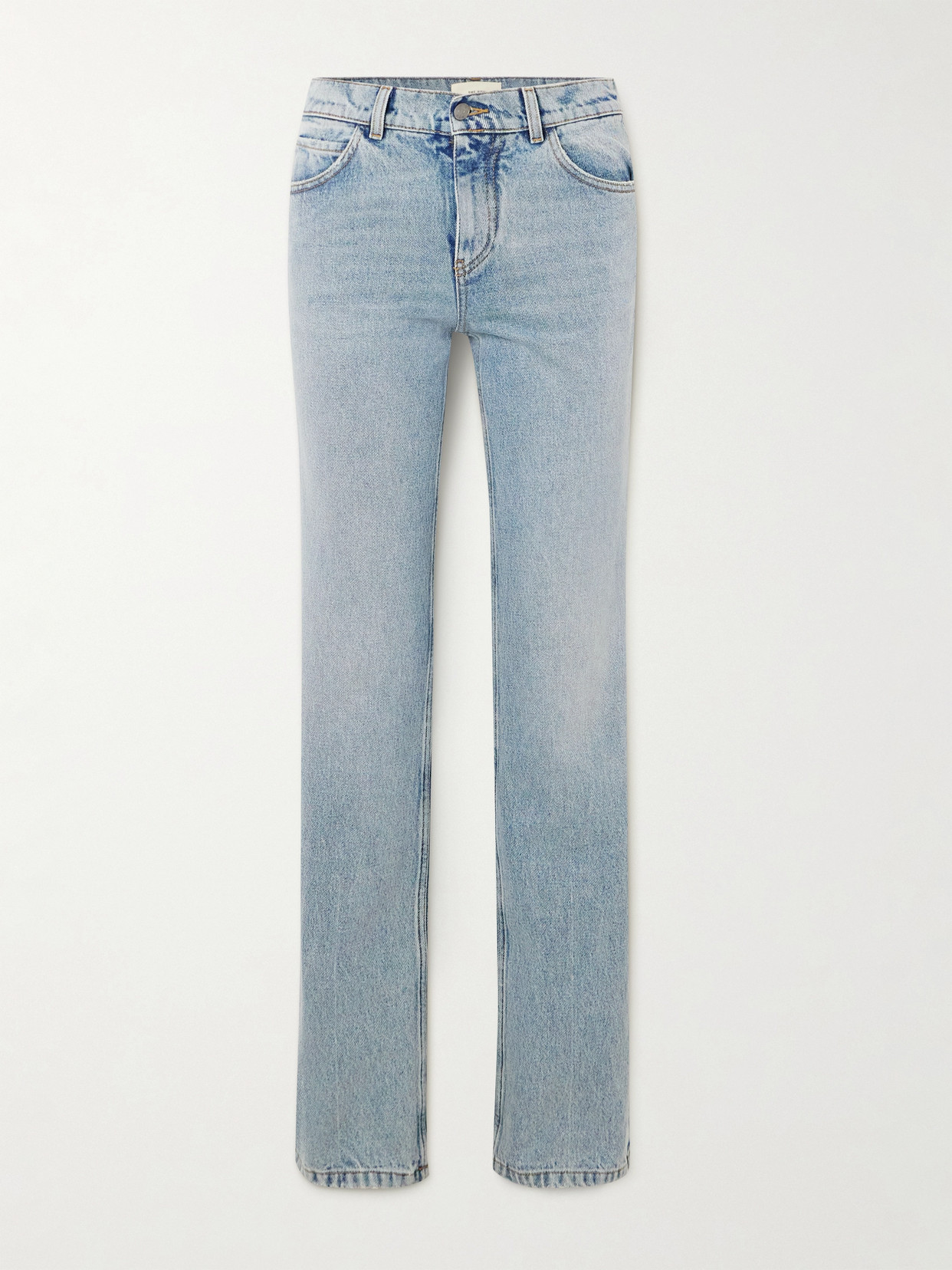 The Row Carlyl High-rise Straight-leg Jeans In Blue