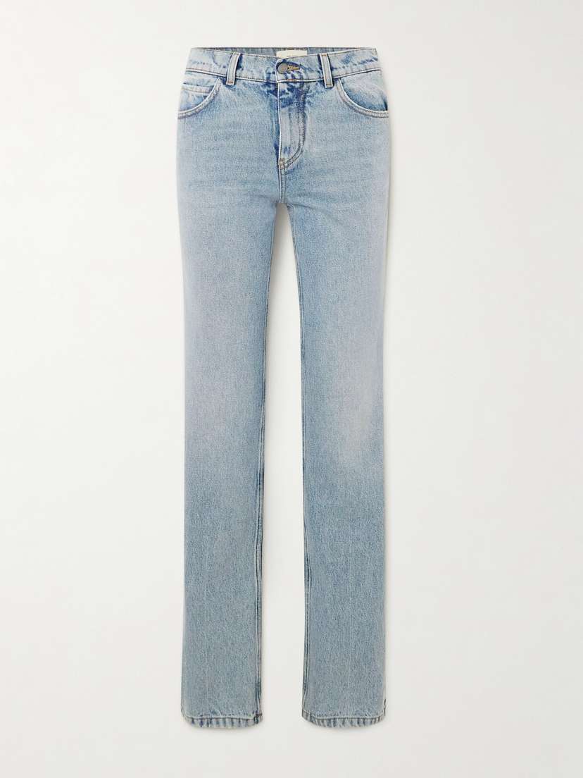 The Row Carlyl High-rise Straight-leg Jeans