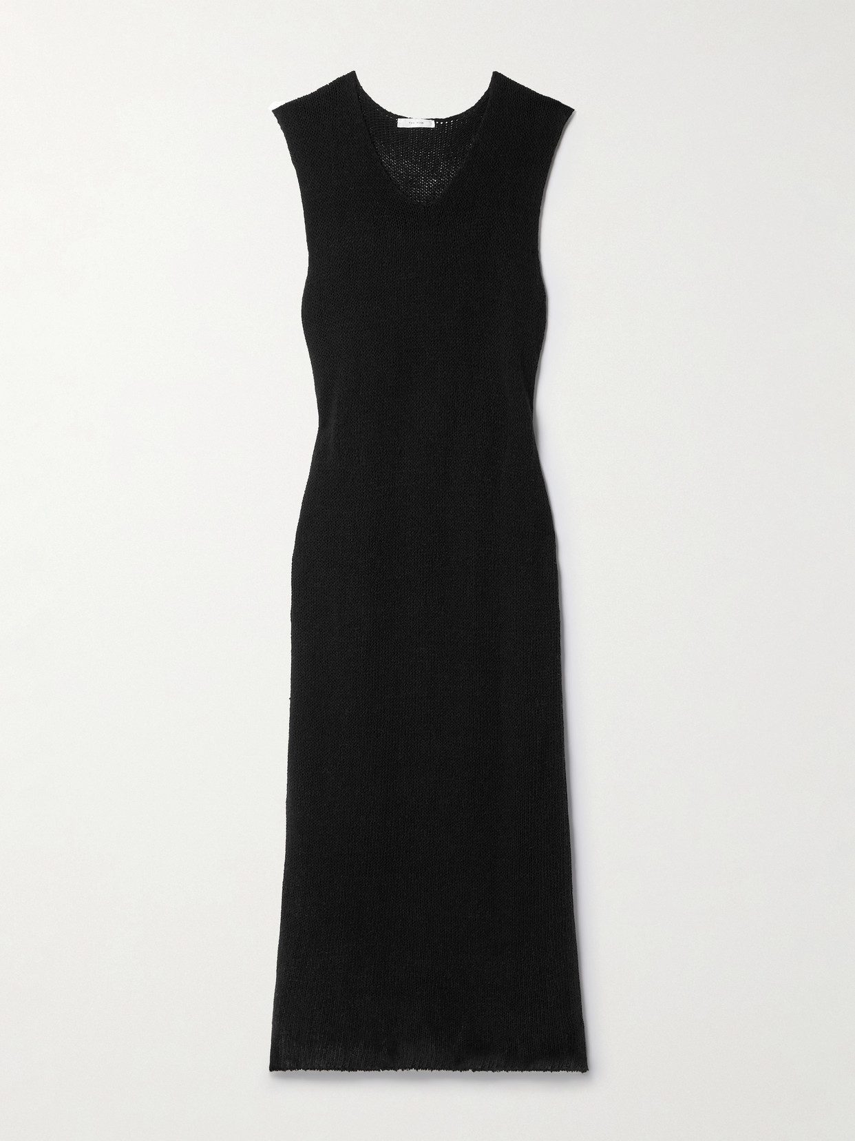 The Row Folosa Silk Maxi Dress In Black