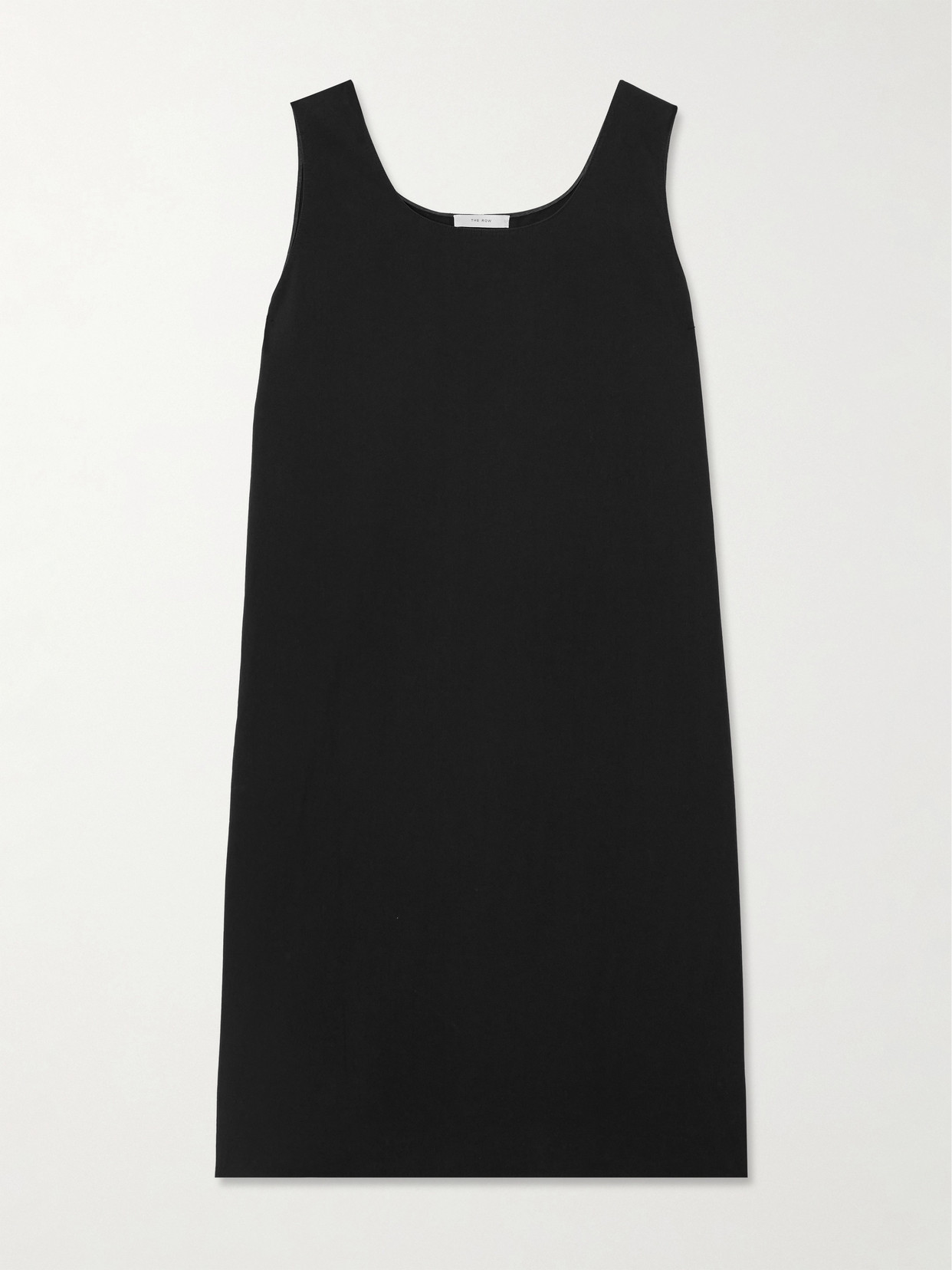 Shop The Row Janah Cotton Midi Dress In Black