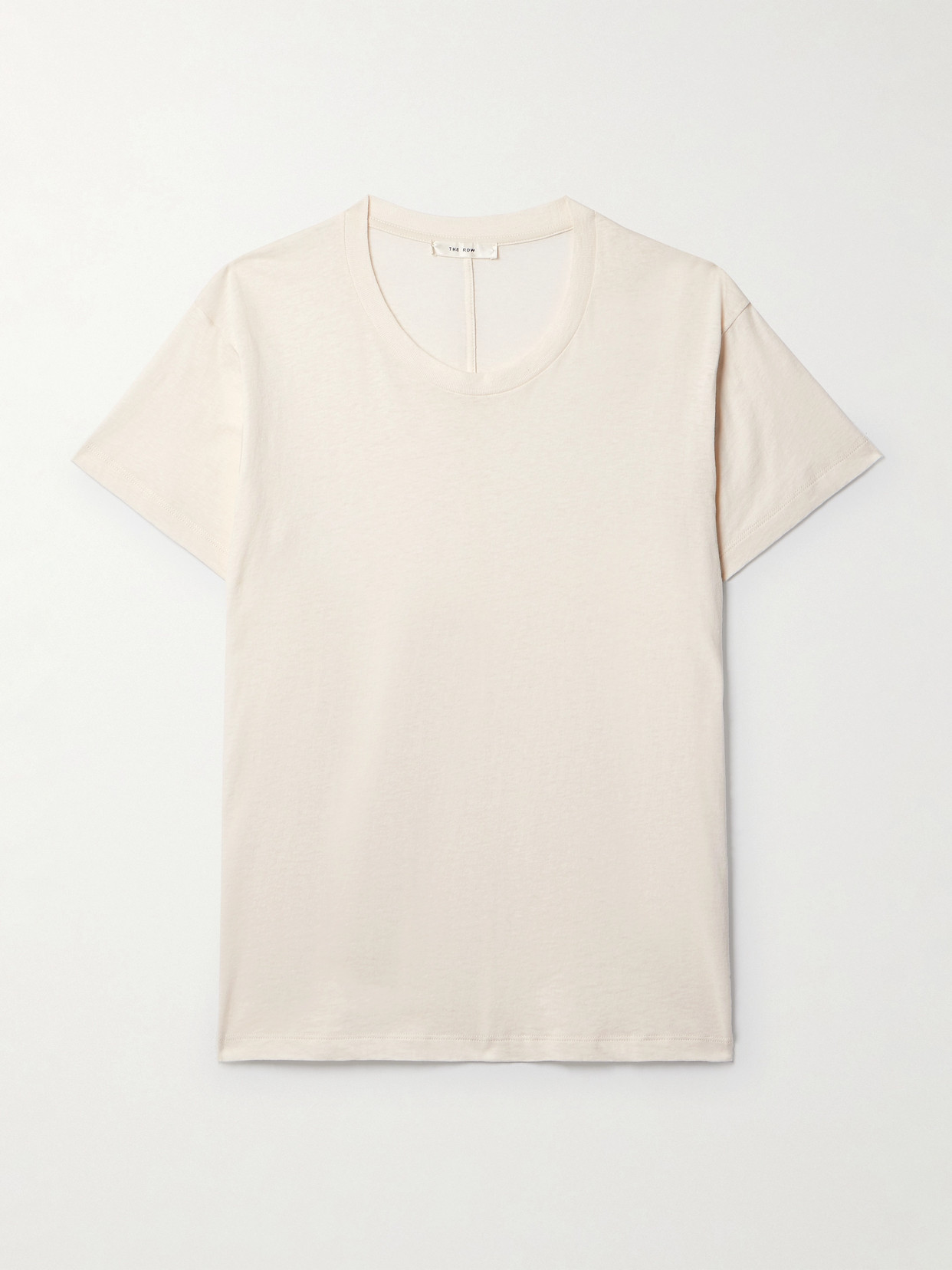 The Row Blaine Cotton-jersey T-shirt In Ivory