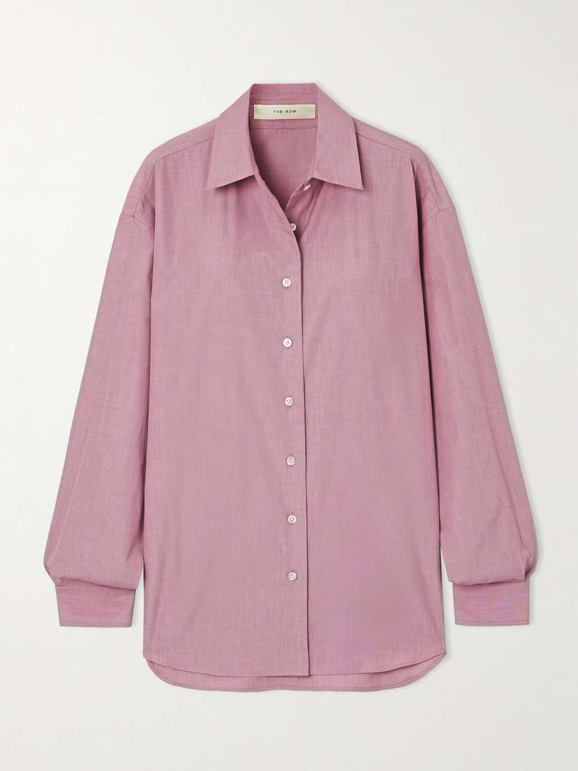 The Row Attica Oversized Cotton Shirt - x large