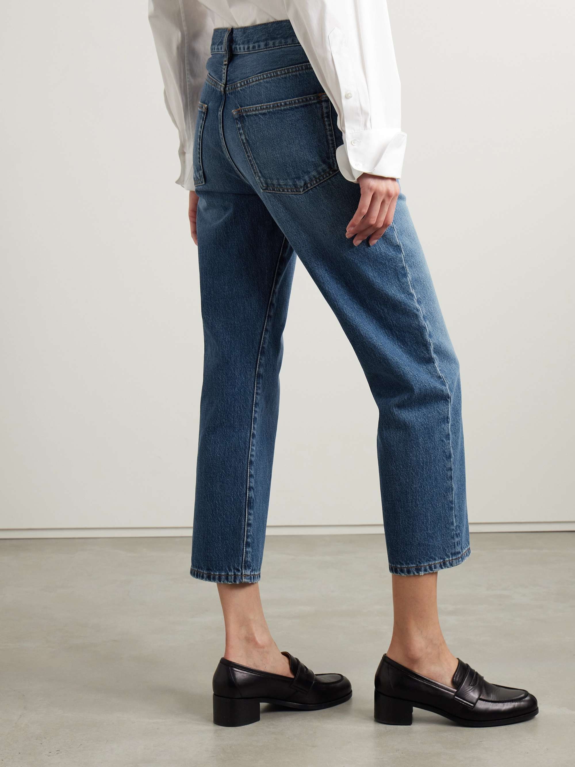 THE ROW Lesley cropped straight-leg jeans | NET-A-PORTER