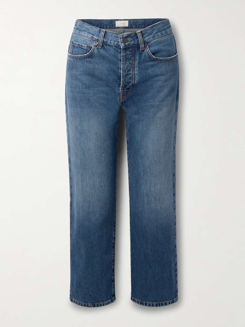 The Row Lesley Cropped Straight-leg Jeans