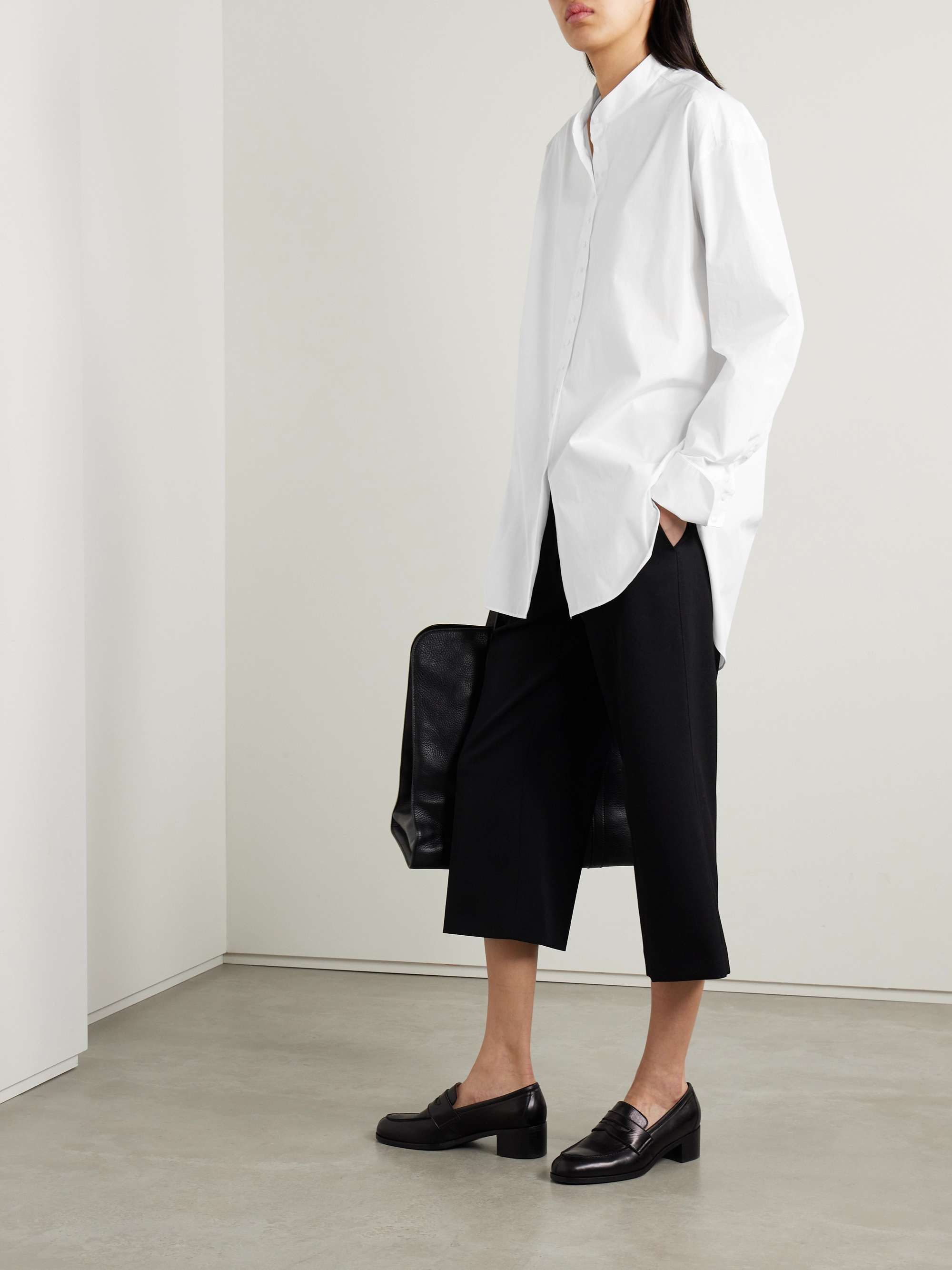 THE ROW Ridla oversized cotton-poplin shirt | NET-A-PORTER
