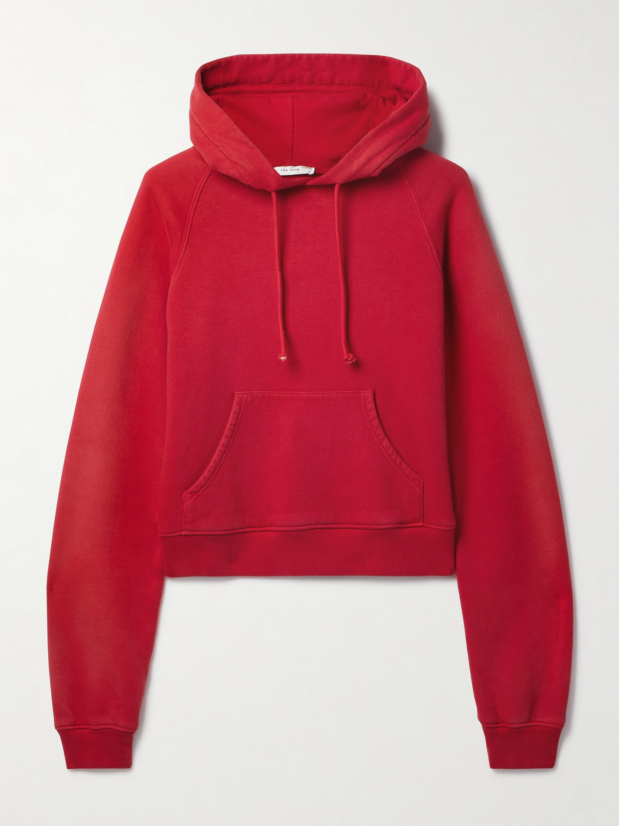 THE ROW TIMMI COTTON-BLEND JERSEY HOODIE