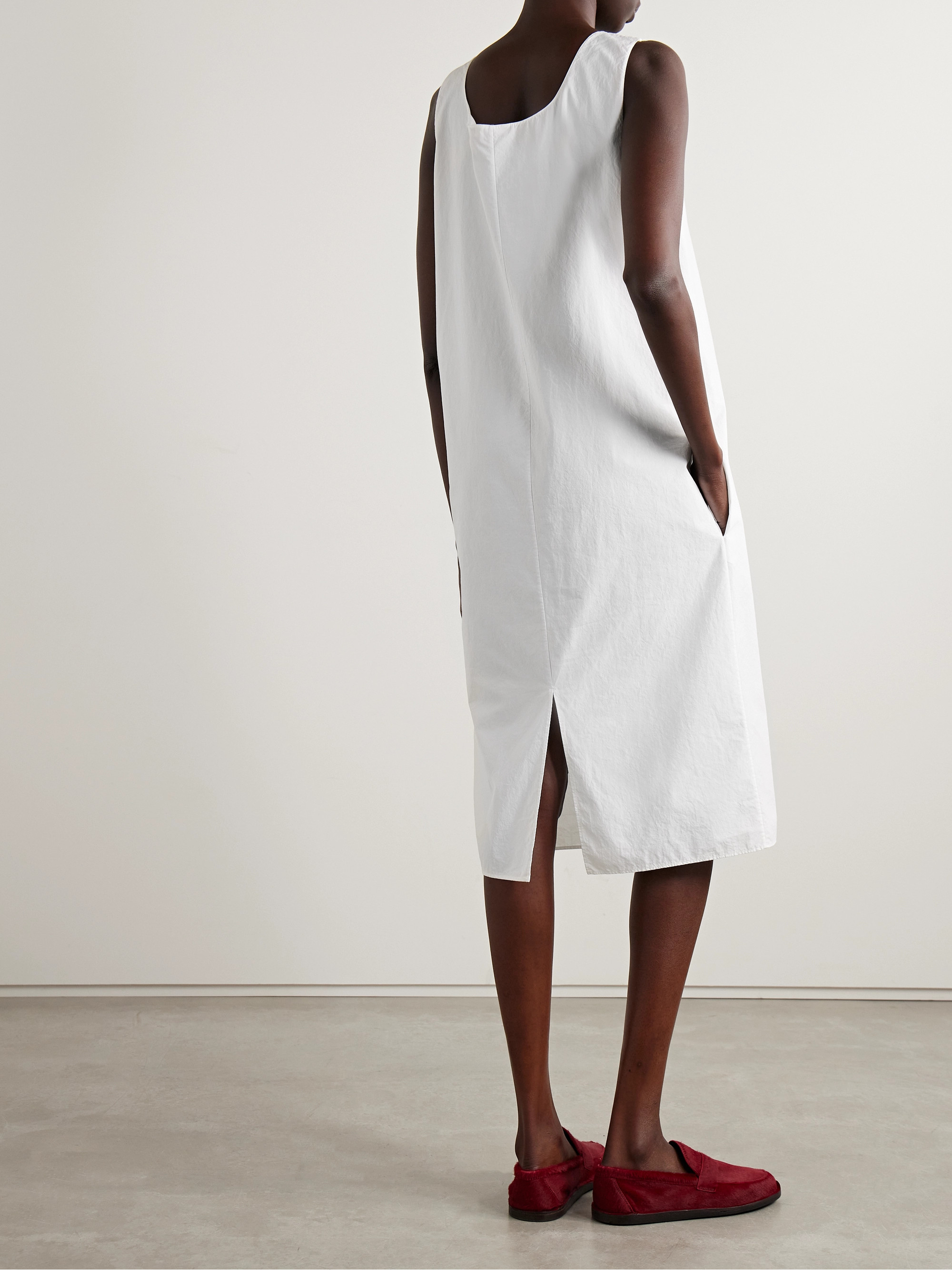 The Row Janah cotton midi dress thumbnail
