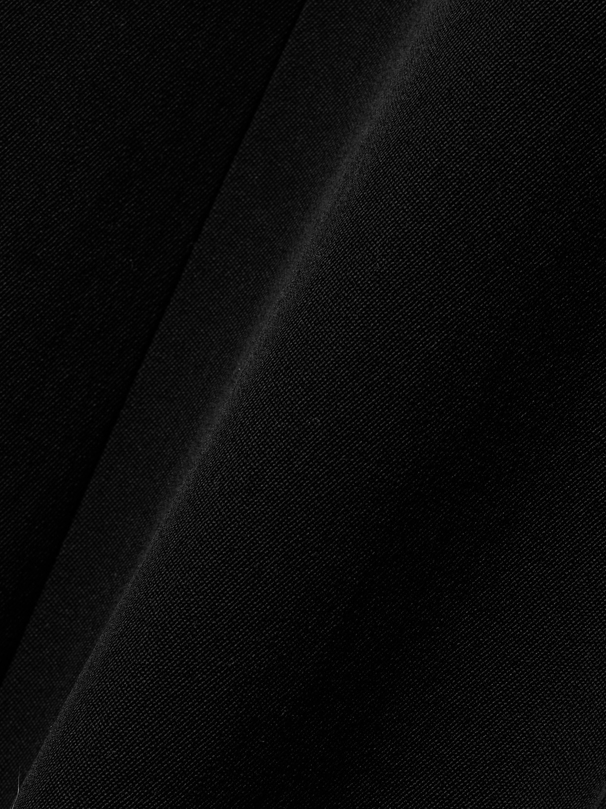 The Row Trevy Grain De Poudre Wool Maxi Skirt In Black