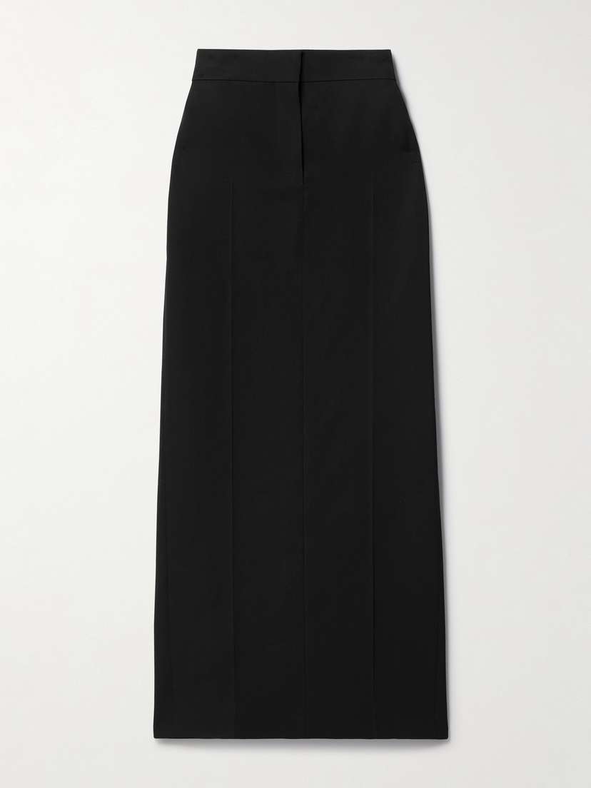 The Row Trevy Grain De Poudre Wool Maxi Skirt