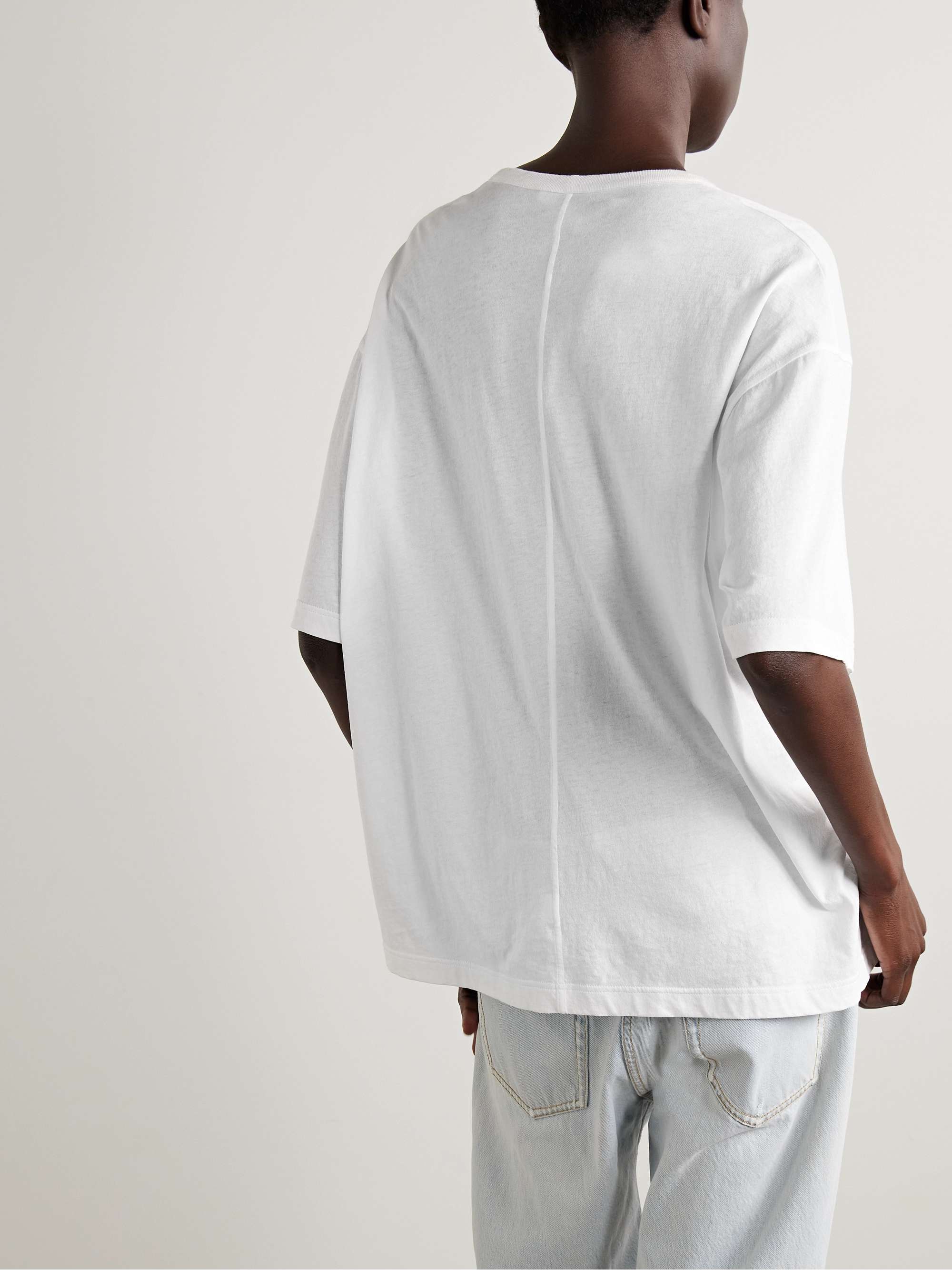 THE ROW Steven oversized cotton-jersey T-shirt | NET-A-PORTER THE ROW Steven oversized cotton-jersey T-shirt | NET-A-PORTER
