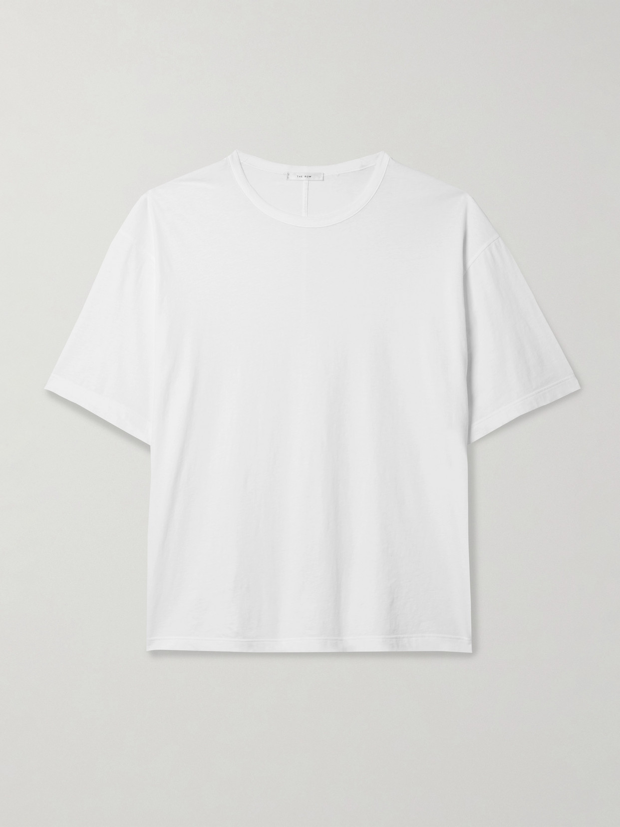 Shop The Row Steven Oversized Cotton-jersey T-shirt In White