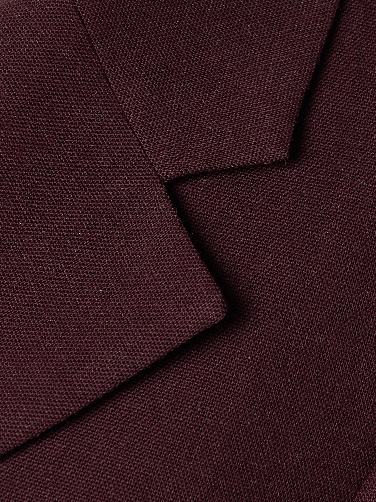 The Row Azul Wool Double-breasted Blazer In Burgundy