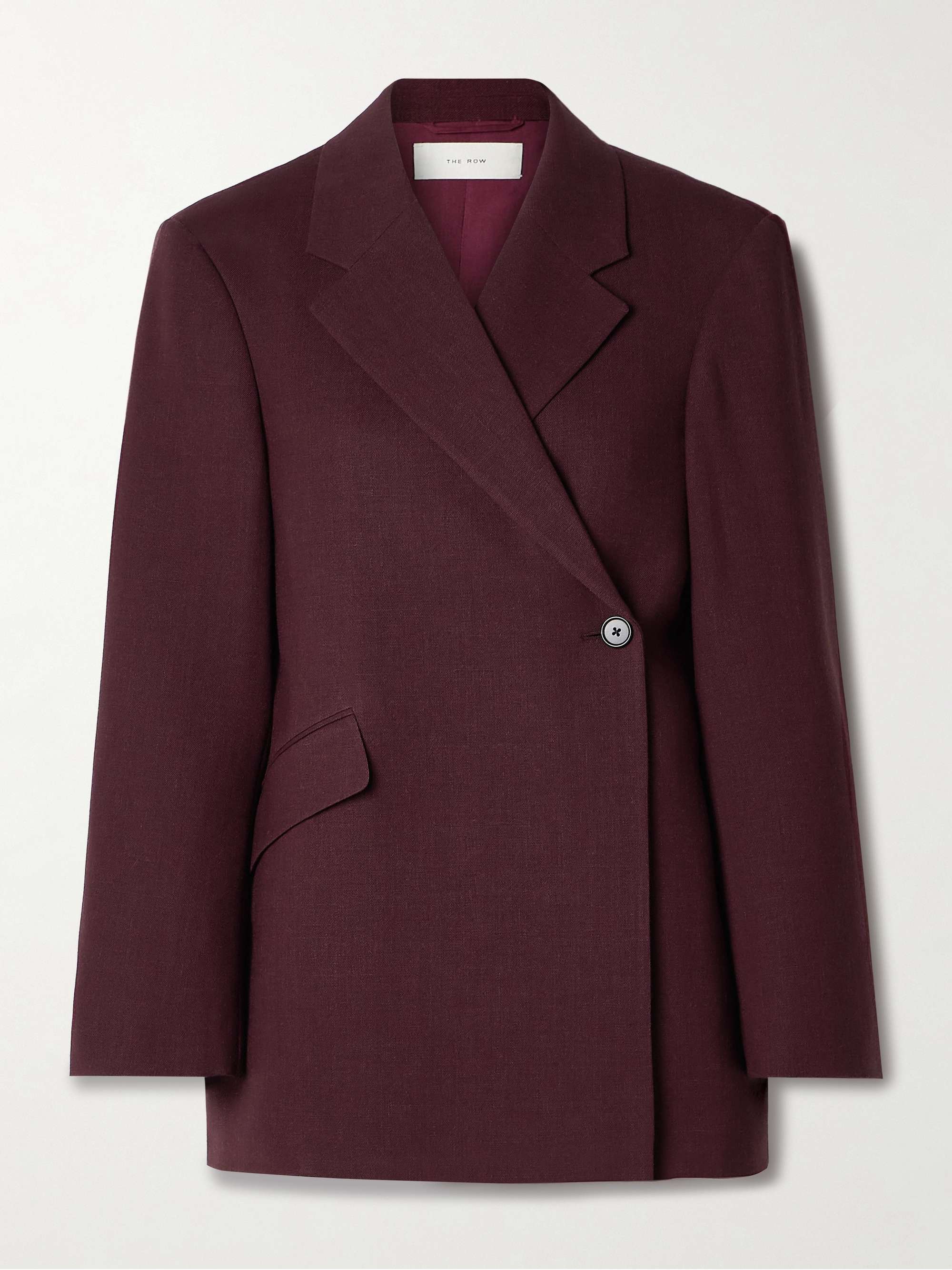 Burgundy wool blazer on sale